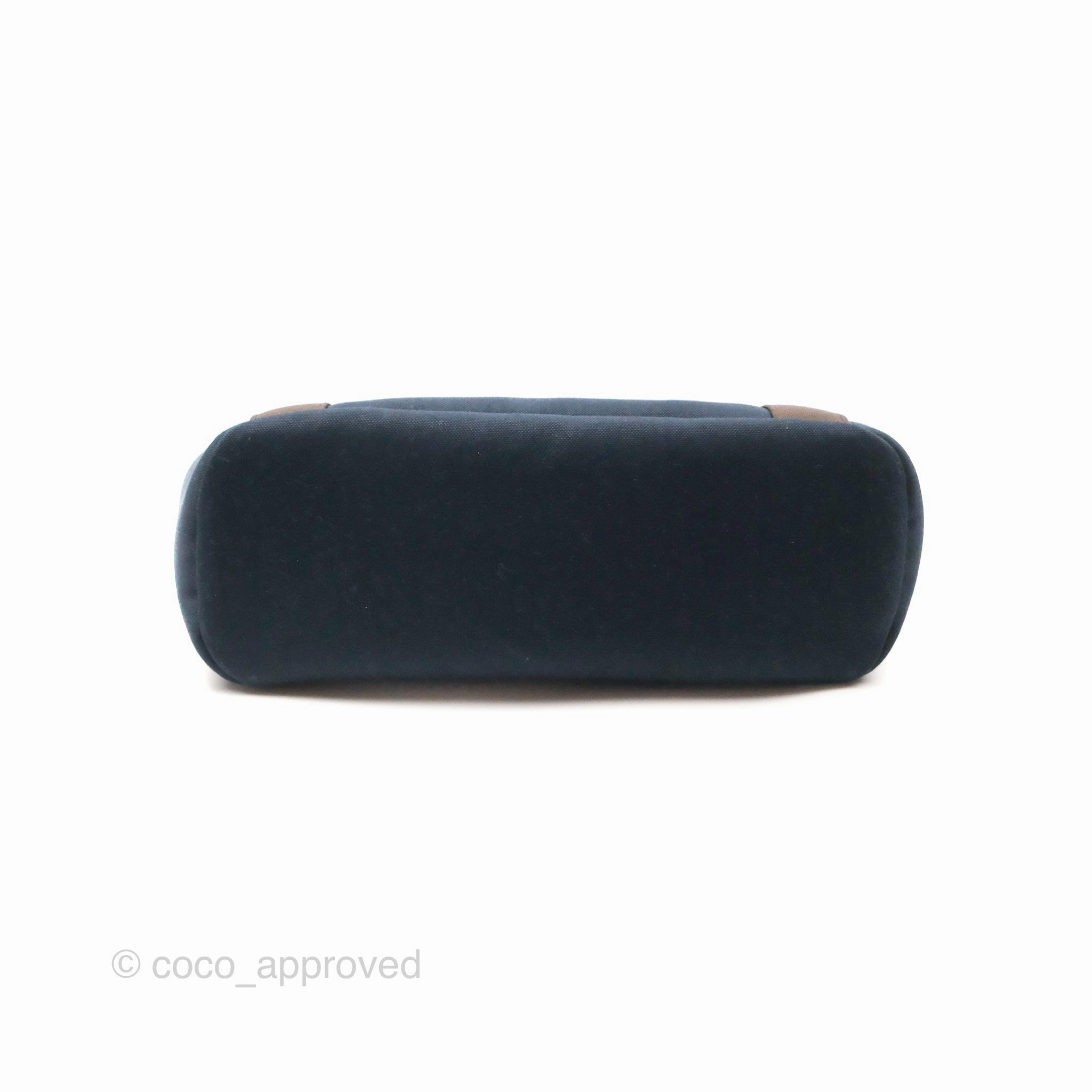 Hermes The Grooming Bag Bleu Navy / Feu