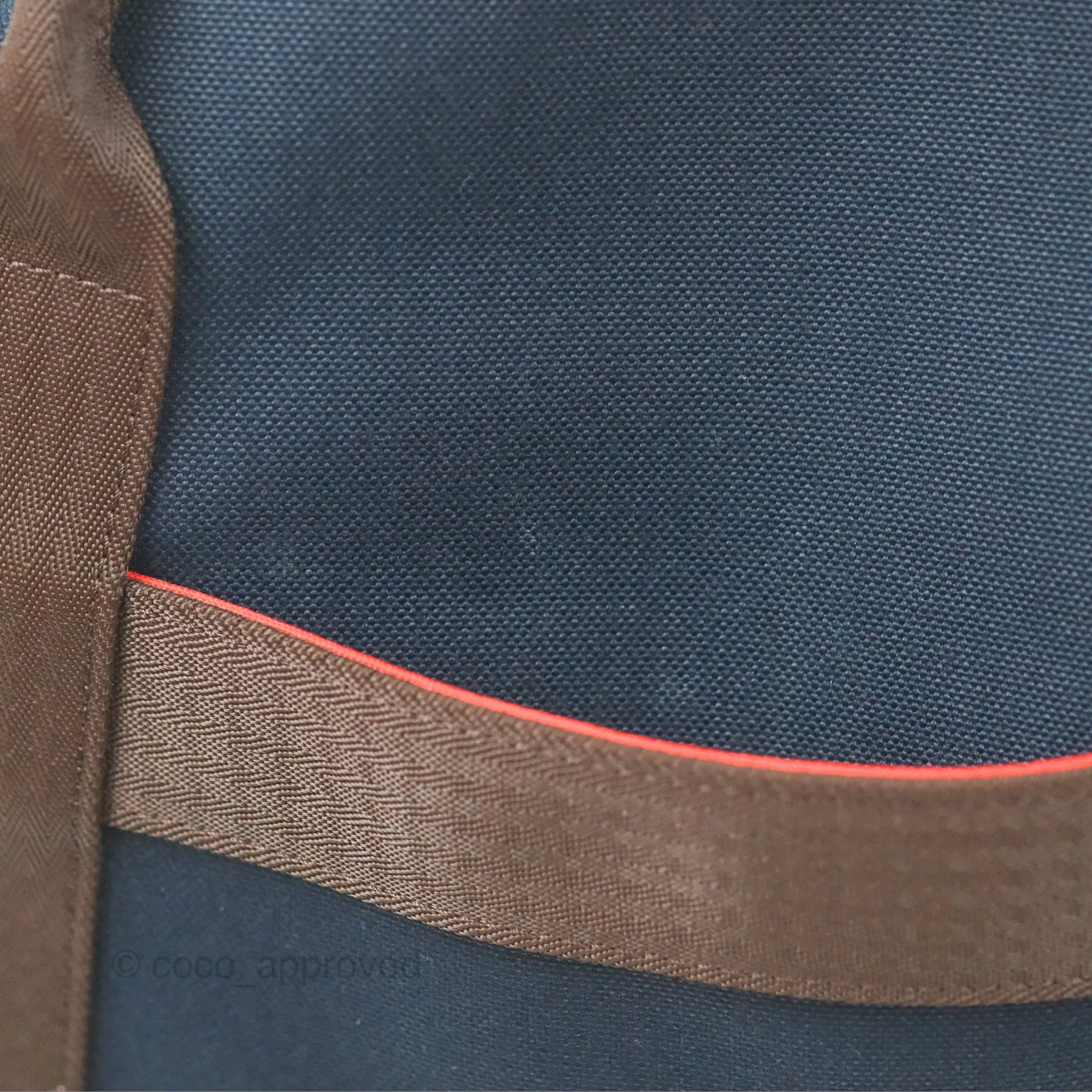 Hermes The Grooming Bag Bleu Navy / Feu