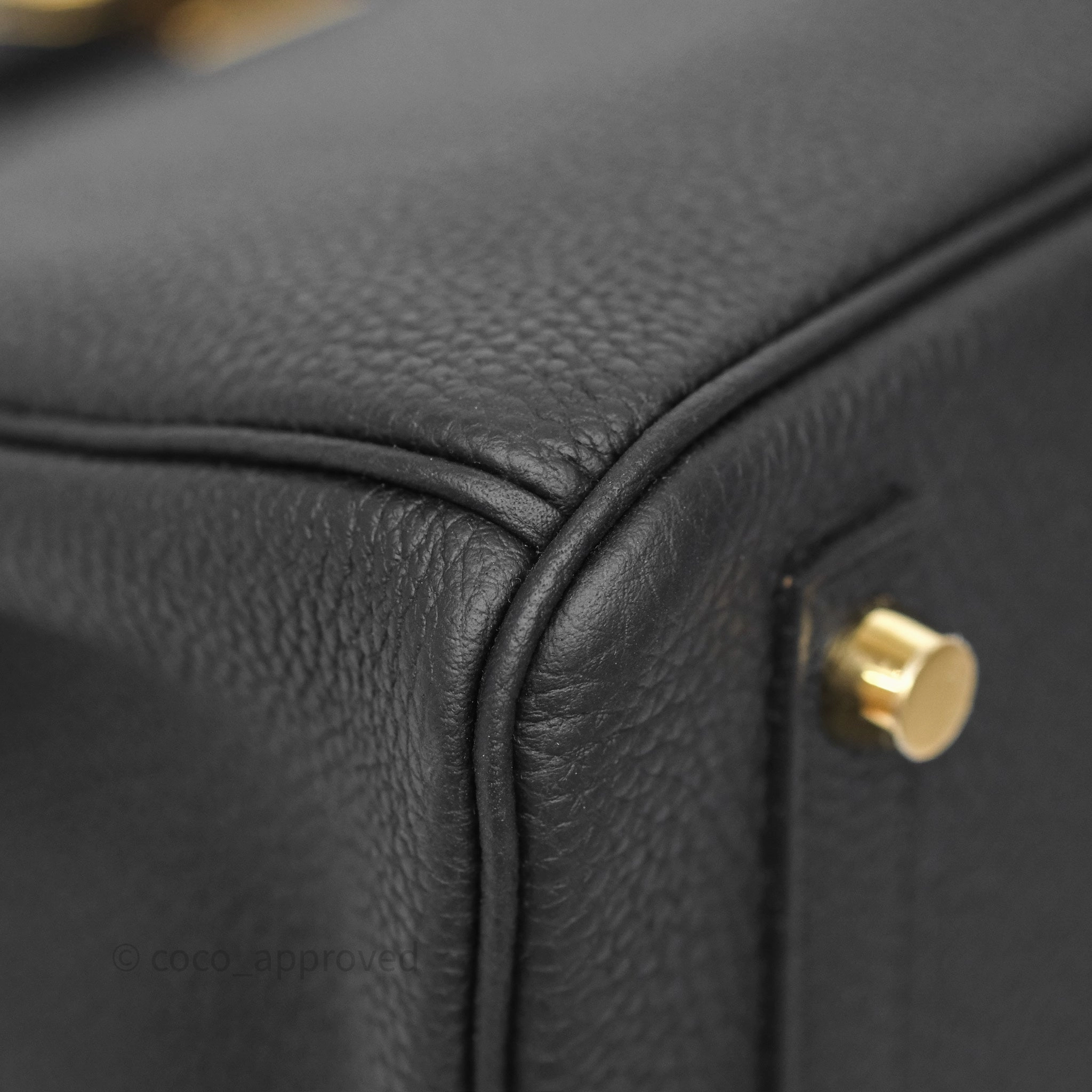 Herms 3 In 1 Birkin 30 Retourne Black Noir 89 Togo Gold Hardware