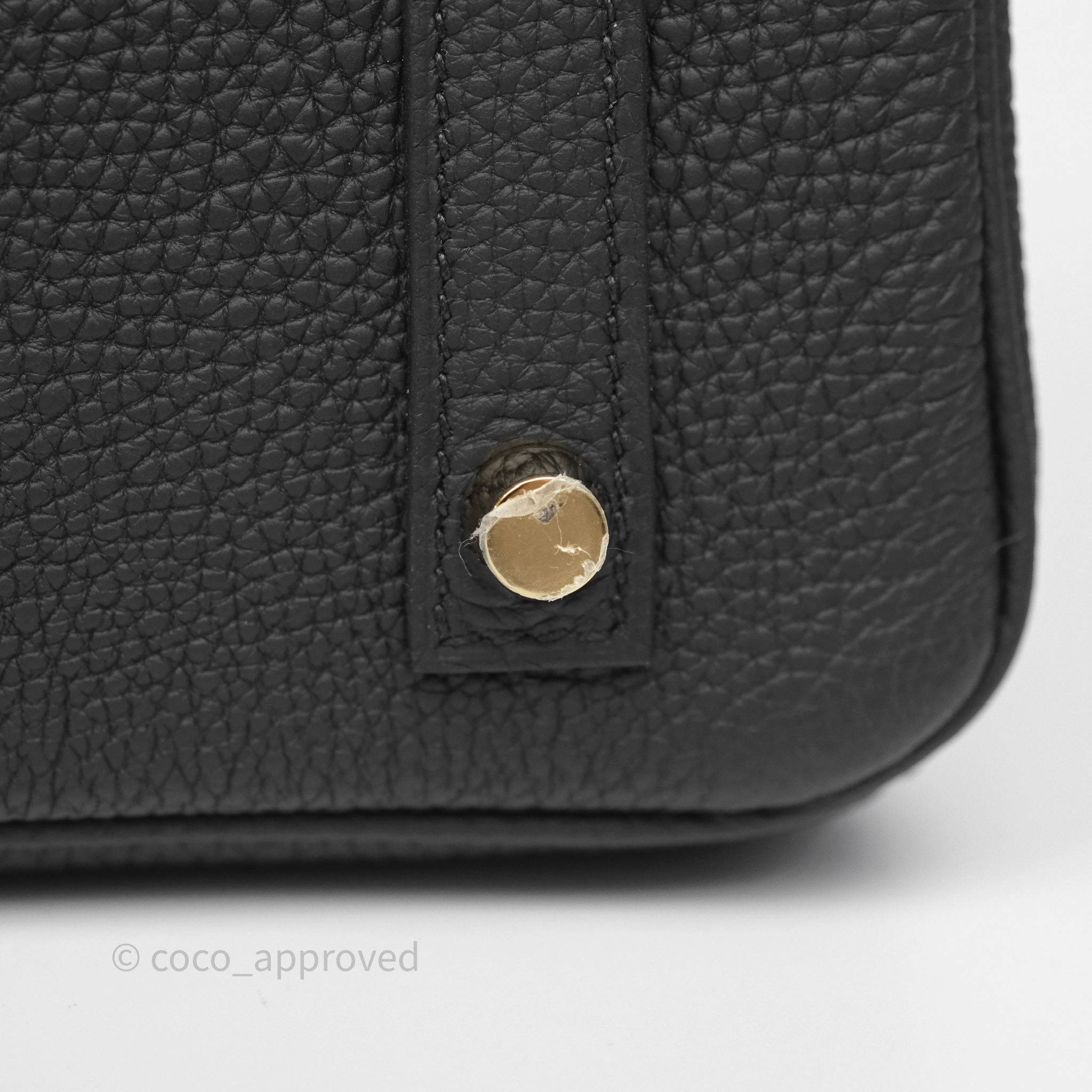 Herms 3 In 1 Birkin 30 Retourne Black Noir 89 Togo Gold Hardware