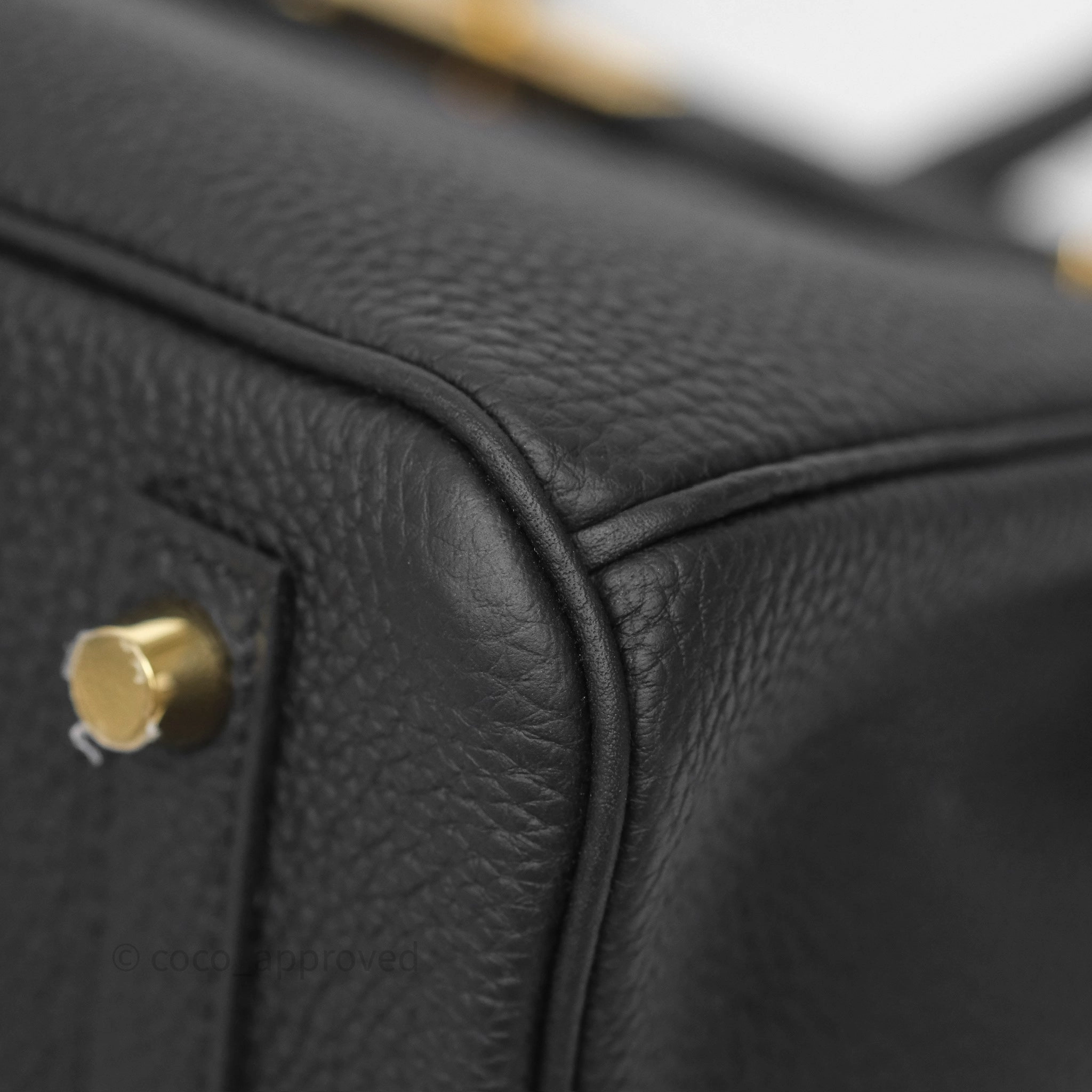 Herms 3 In 1 Birkin 30 Retourne Black Noir 89 Togo Gold Hardware