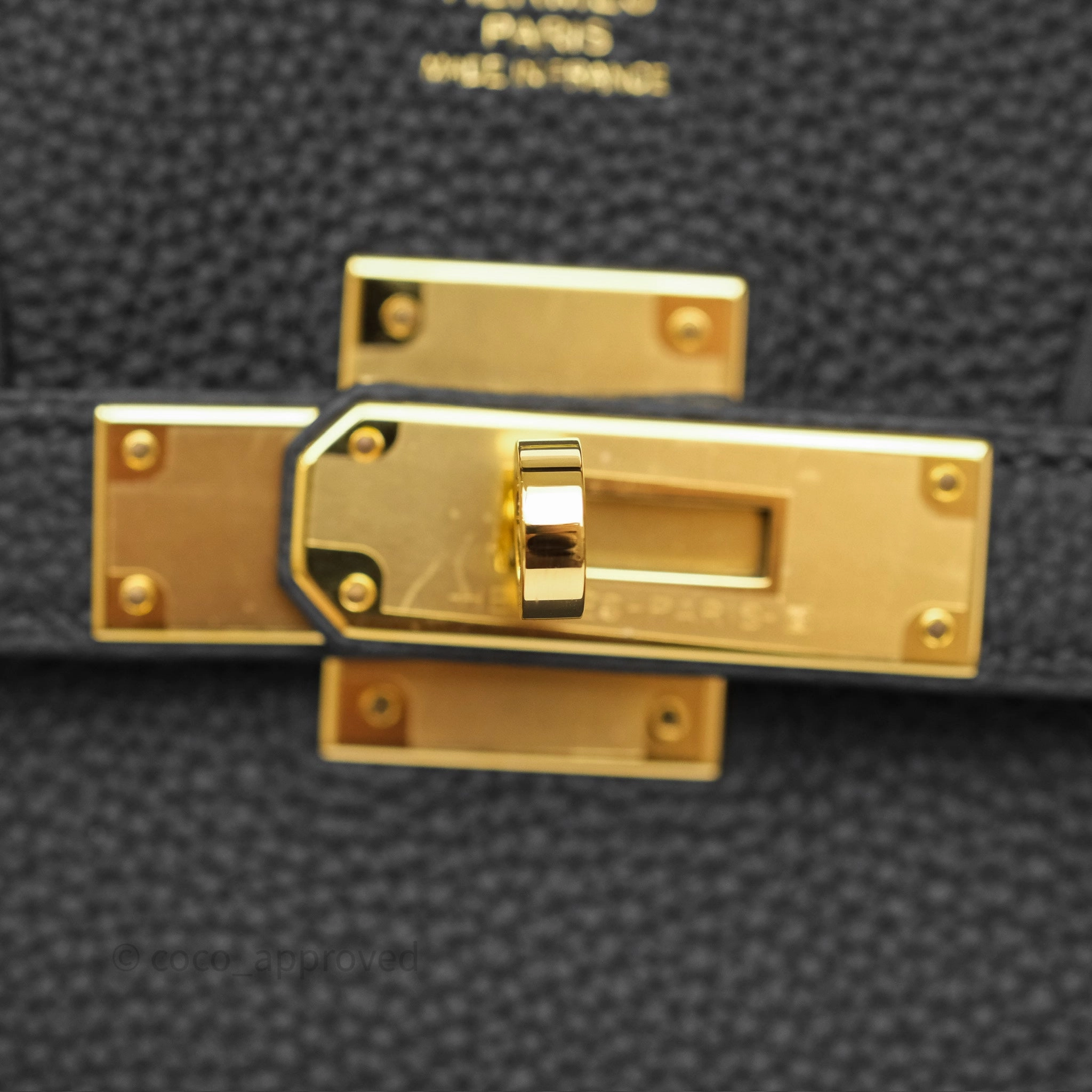 Herms 3 In 1 Birkin 30 Retourne Black Noir 89 Togo Gold Hardware