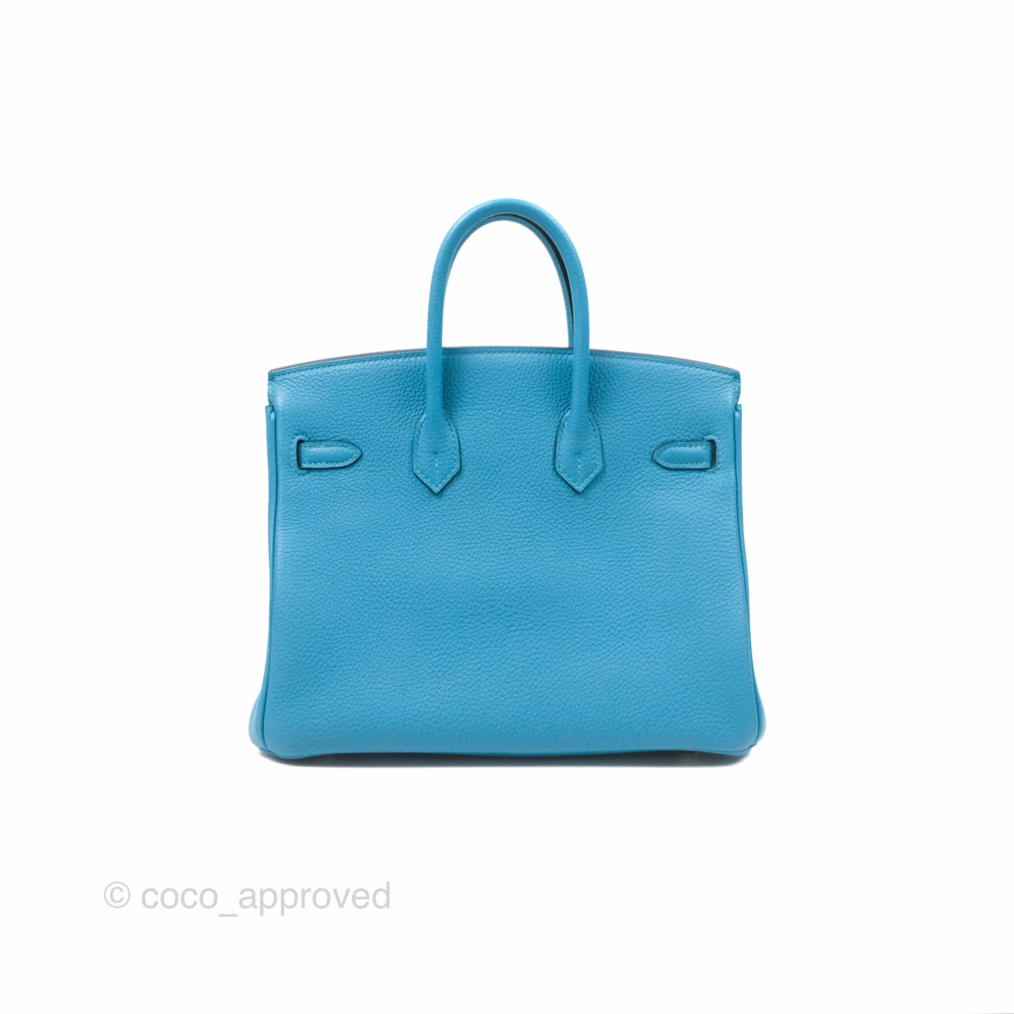 Herms Birkin 25 Bleu Turquoise Togo Gold Hardware