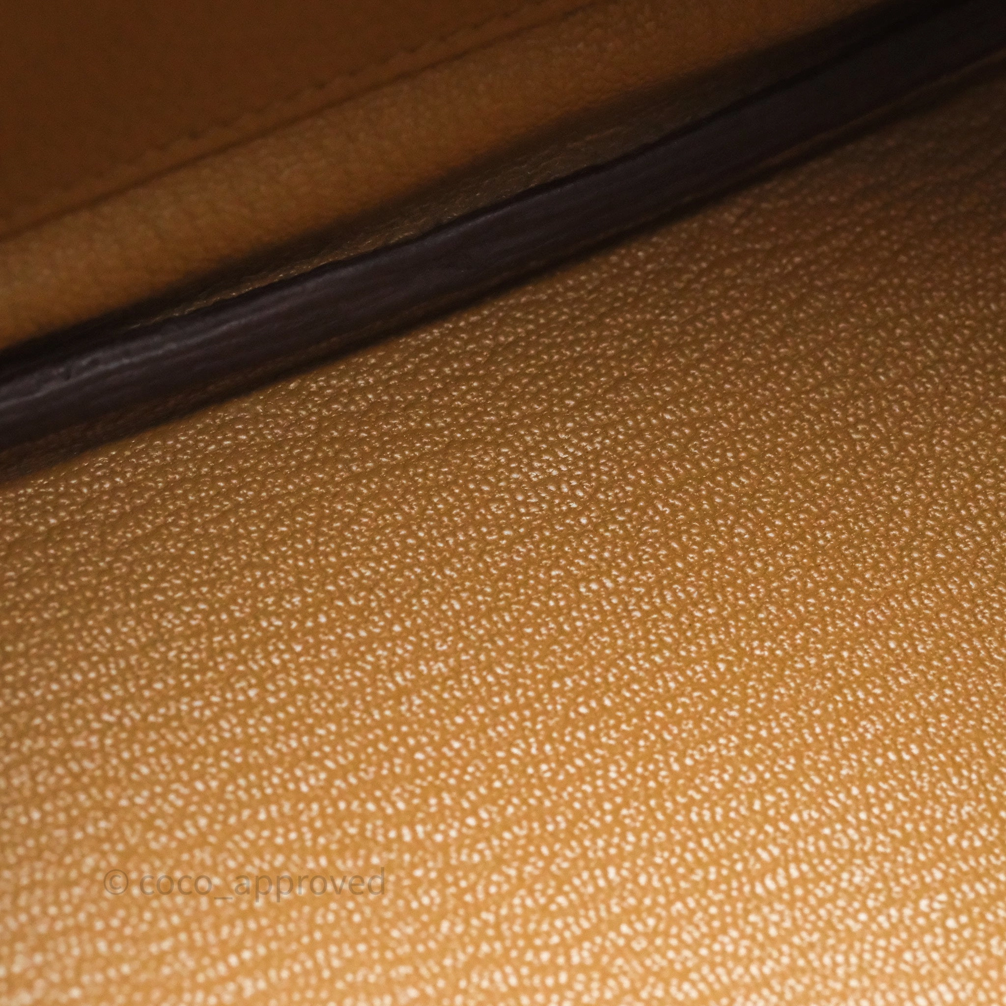 Herms Birkin 25 Retourne Biscuit 4B Togo Gold Hardware