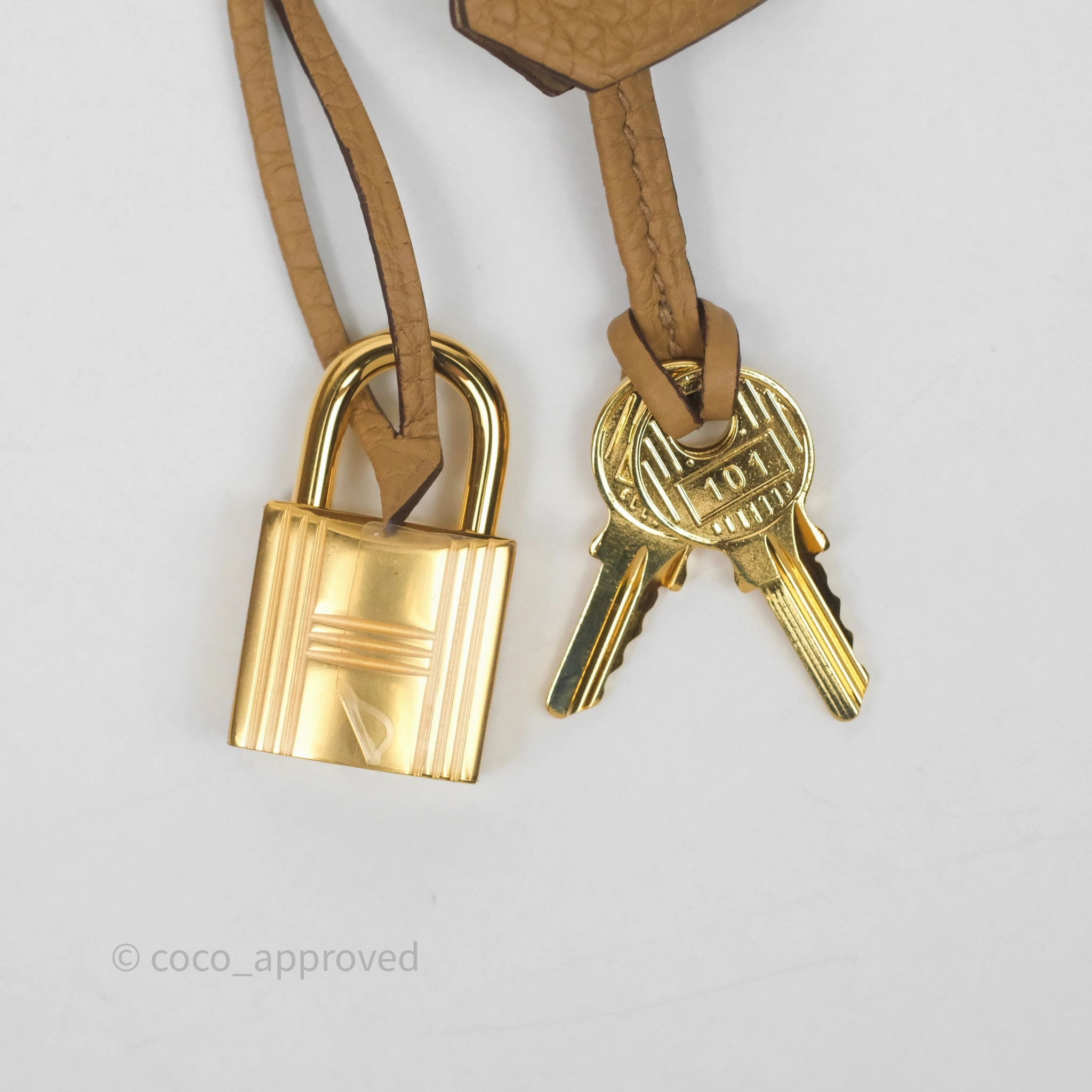 Herms Birkin 25 Retourne Biscuit 4B Togo Gold Hardware