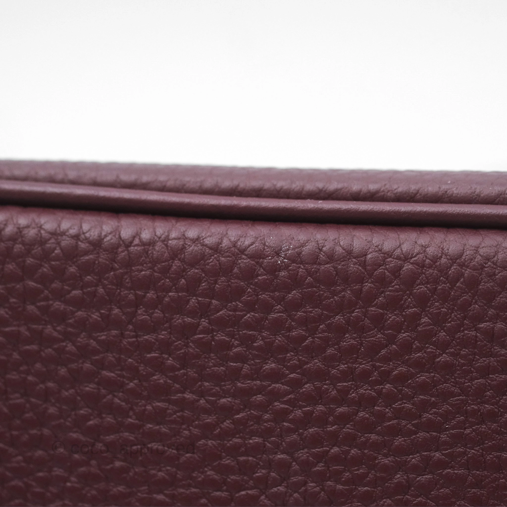 Herms Birkin 25 Retourne Bordeaux Togo Gold Hardware