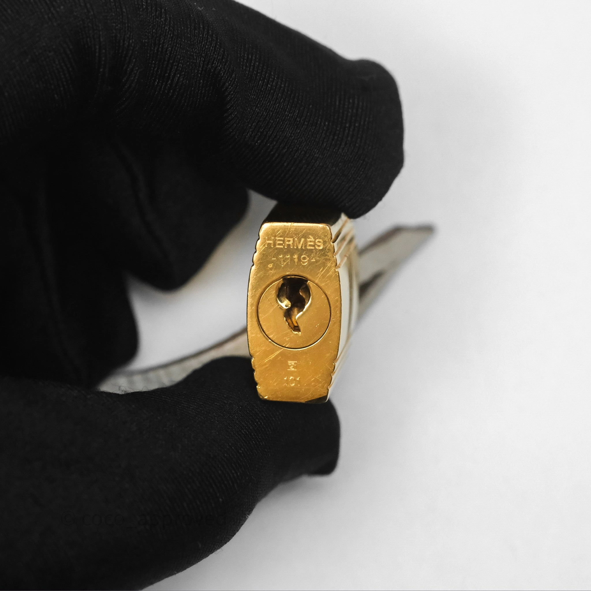 Herms Birkin 25 Retourne Craie 10 Togo Gold Hardware