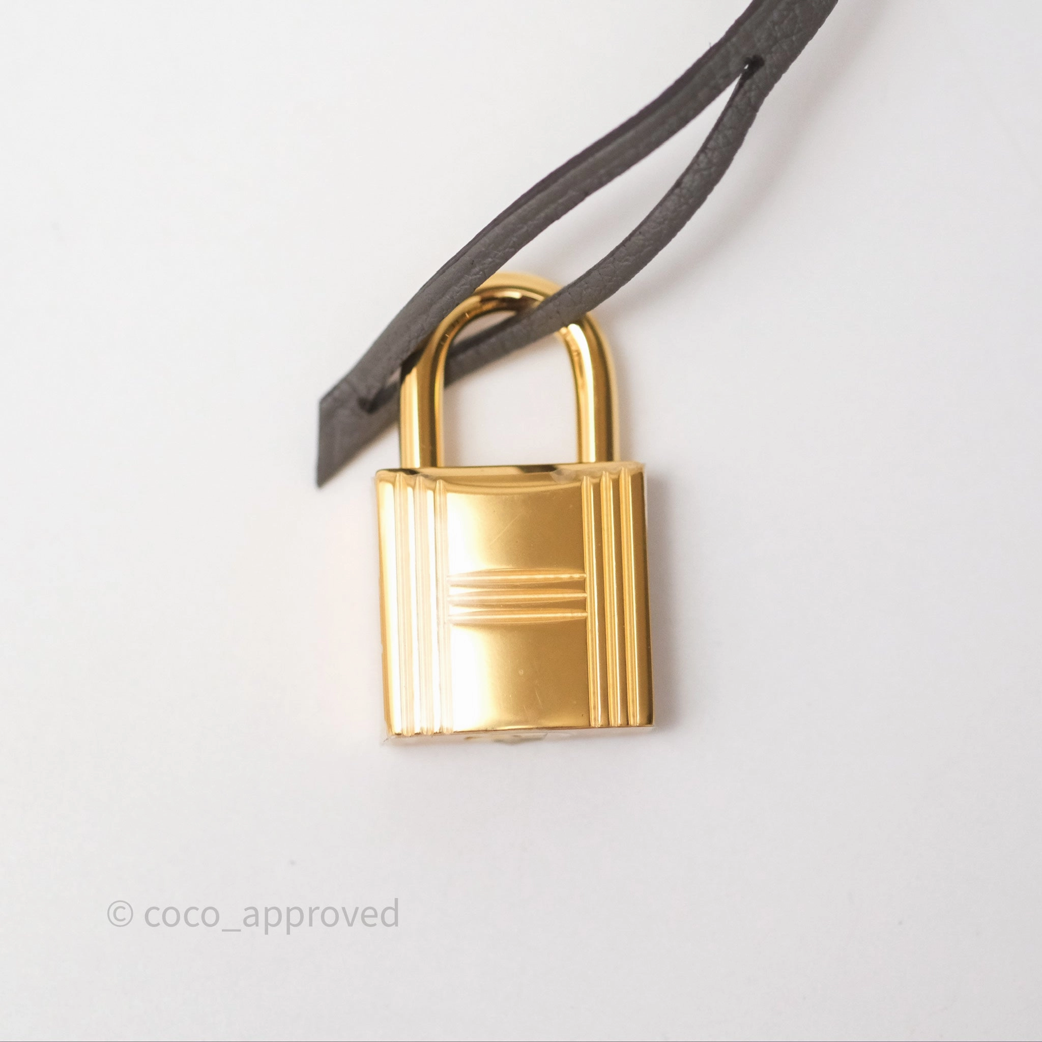 Herms Birkin 25 Retourne Gris Meyer 0L Togo Gold Hardware