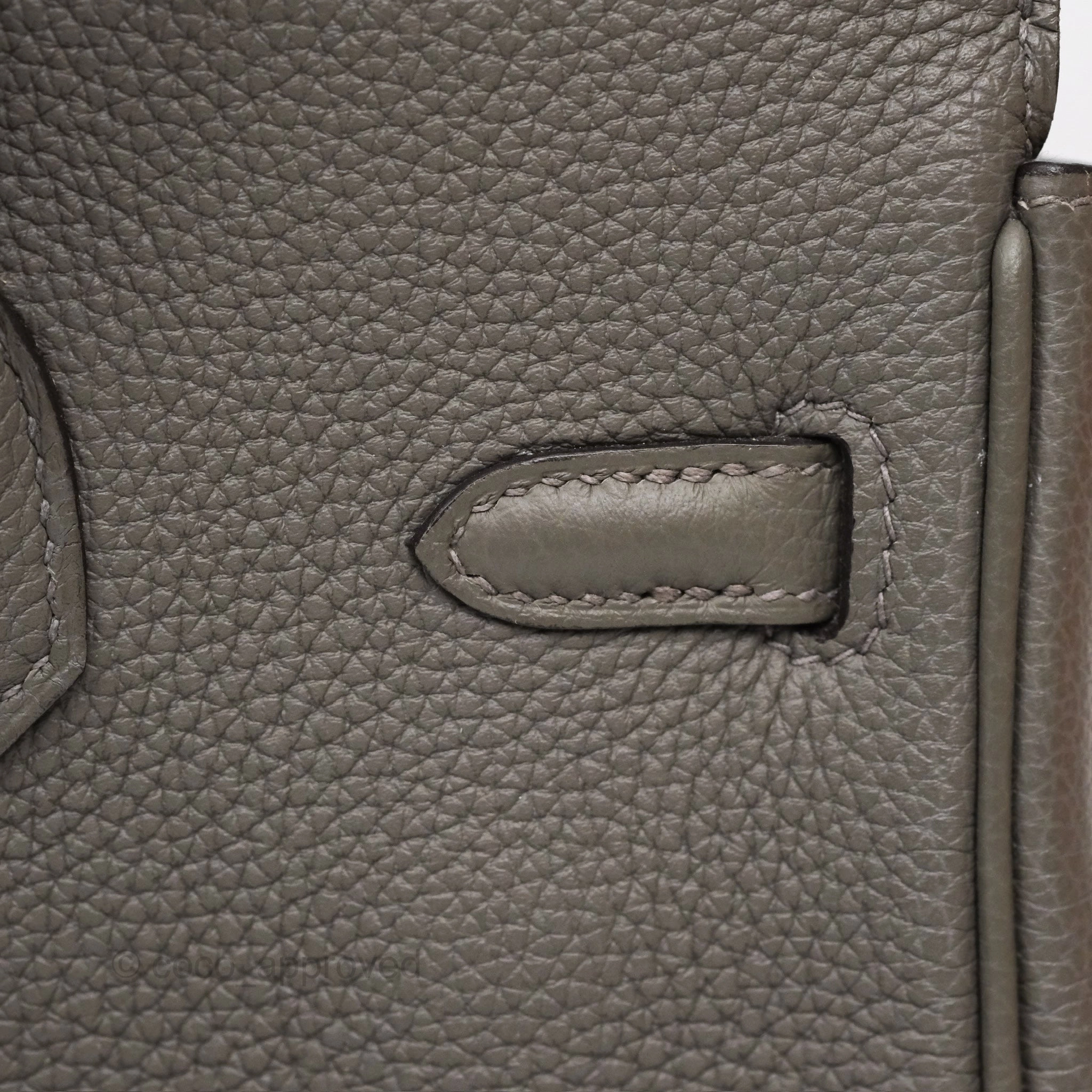 Herms Birkin 25 Retourne Gris Meyer 0L Togo Gold Hardware