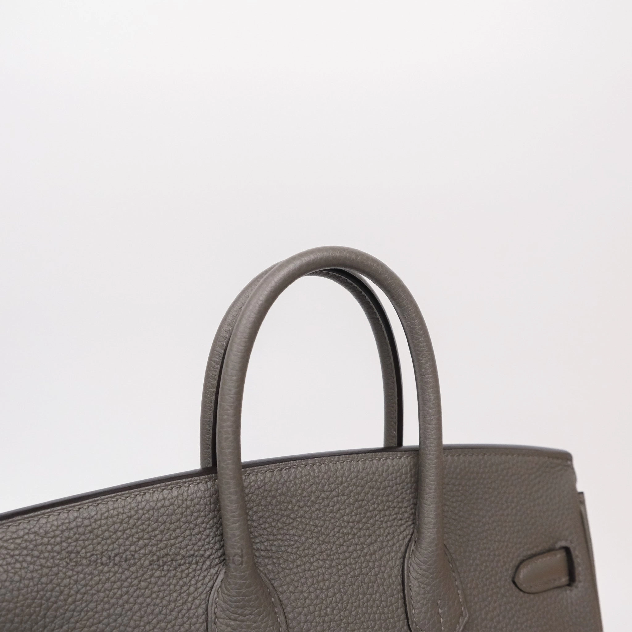 Herms Birkin 25 Retourne Gris Meyer 0L Togo Gold Hardware