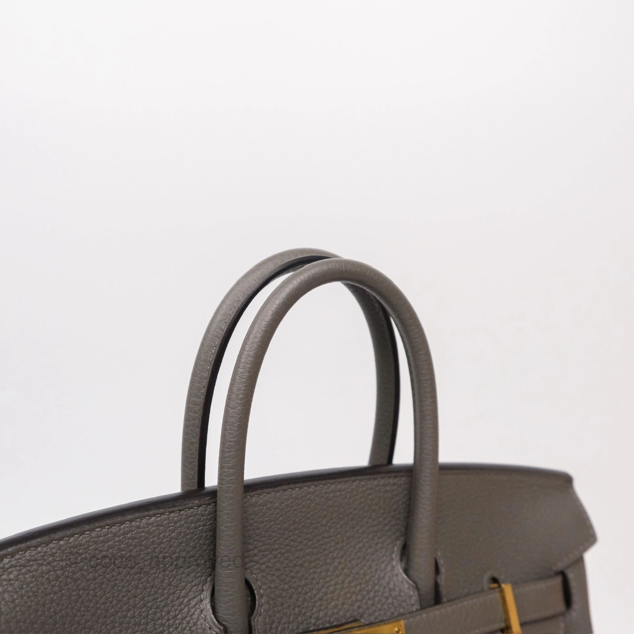Herms Birkin 25 Retourne Gris Meyer 0L Togo Gold Hardware