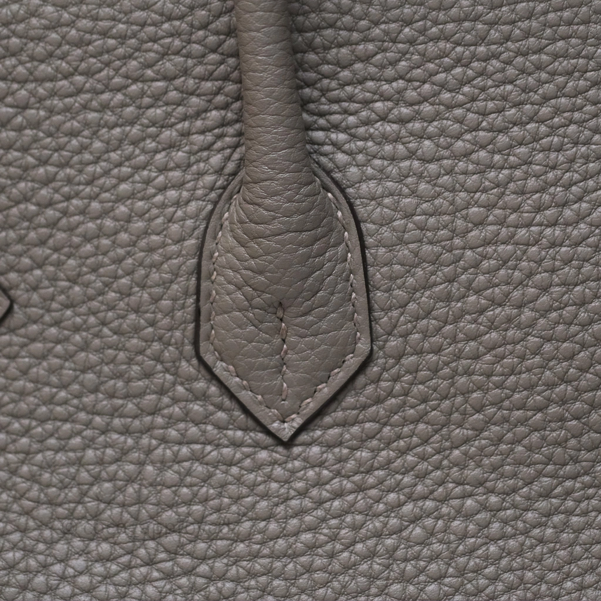 Herms Birkin 25 Retourne Gris Meyer 0L Togo Gold Hardware