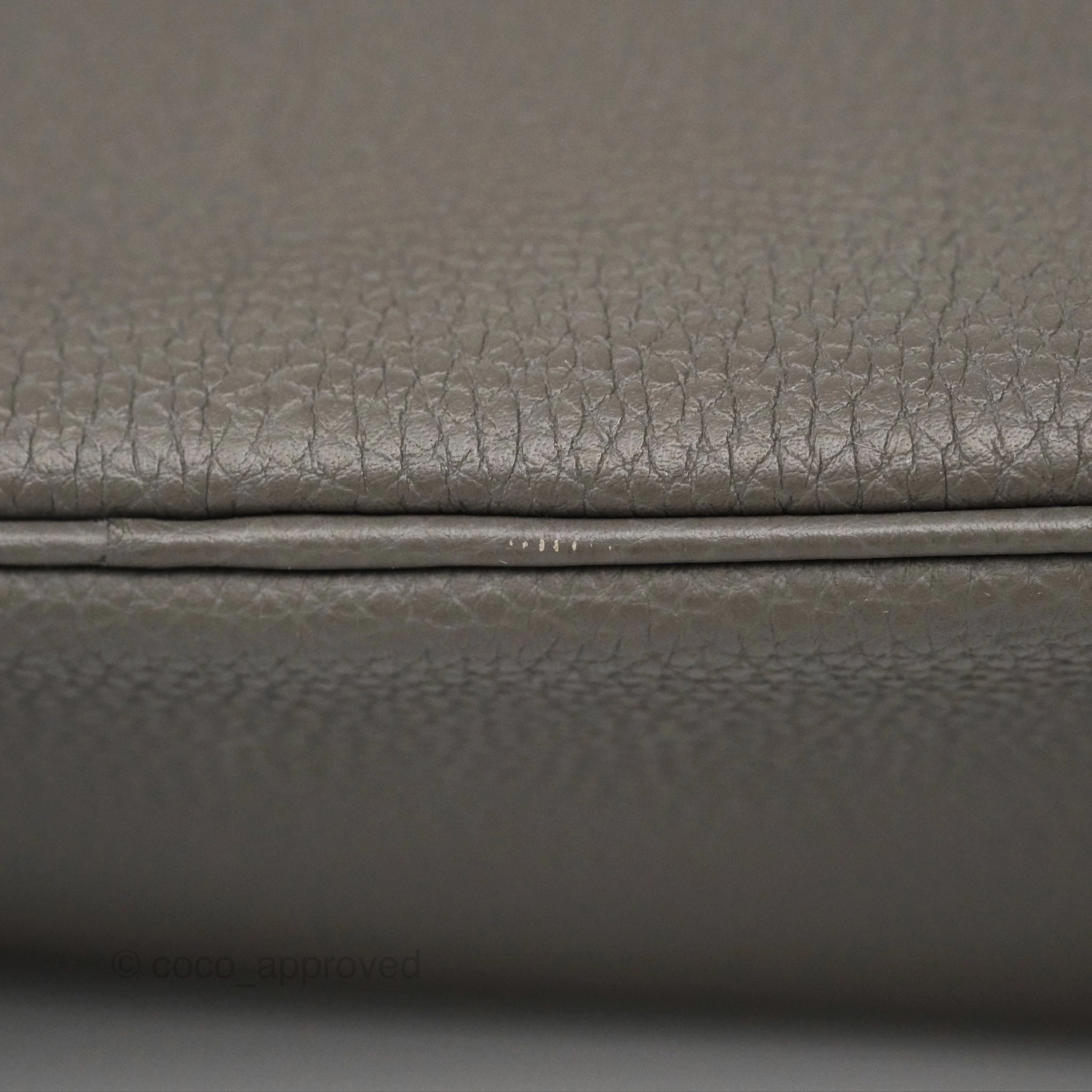 Herms Birkin 25 Retourne Gris Meyer 0L Togo Gold Hardware