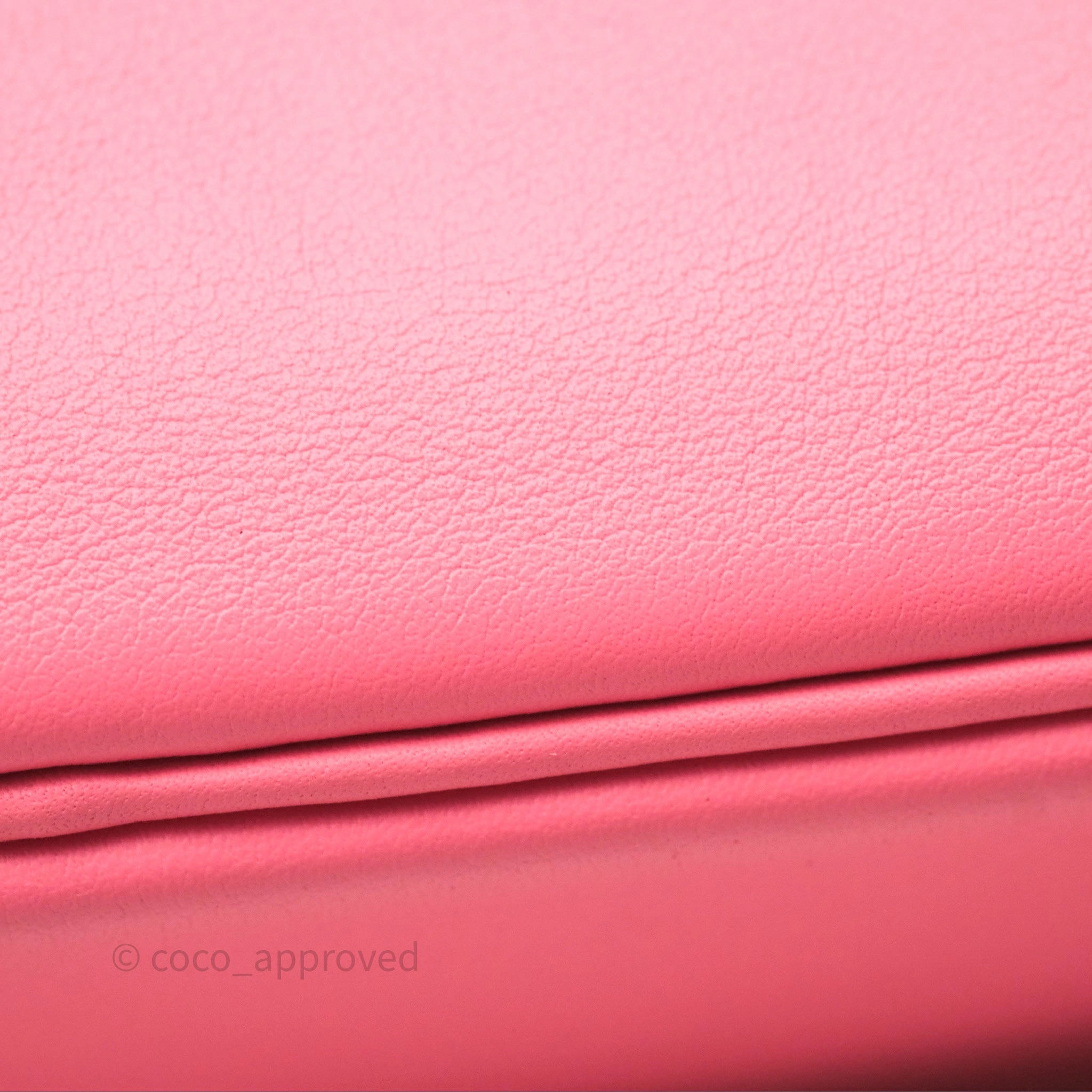 Herms Birkin 25 Retourne Rose Azalee 8W Swift Palladium Hardware