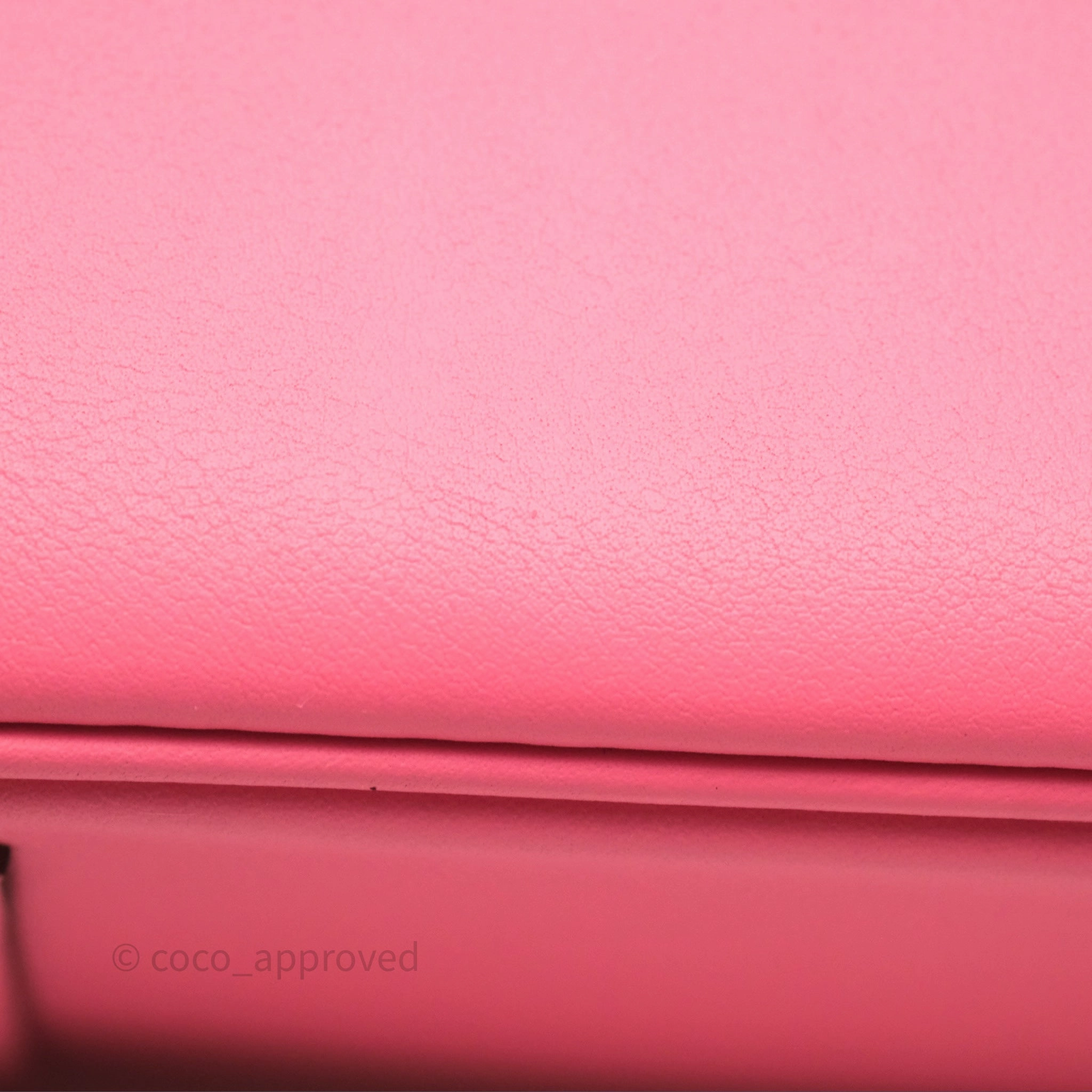 Herms Birkin 25 Retourne Rose Azalee 8W Swift Palladium Hardware