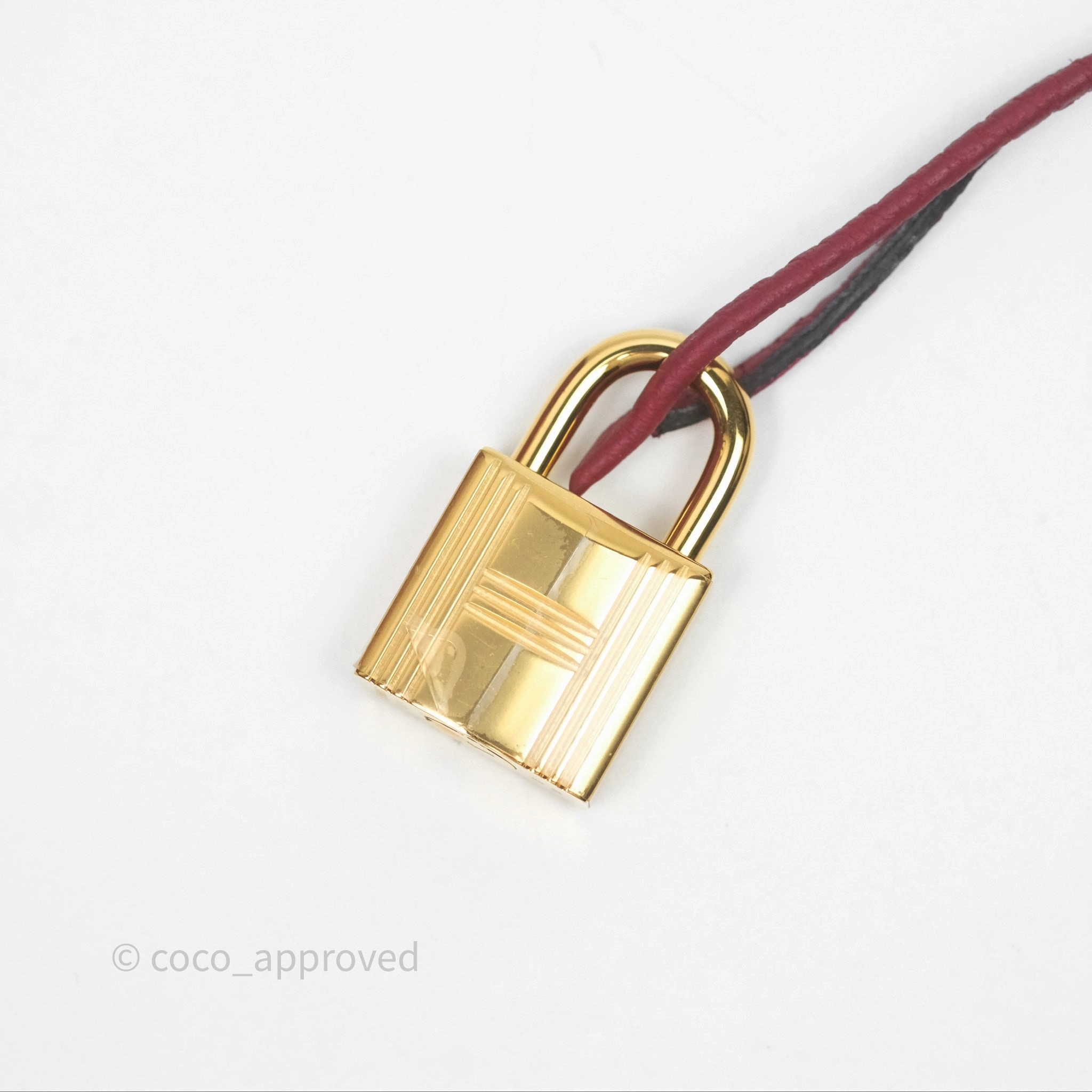 Herms Birkin 25 Retourne Rouge Grenat Togo Gold Hardware