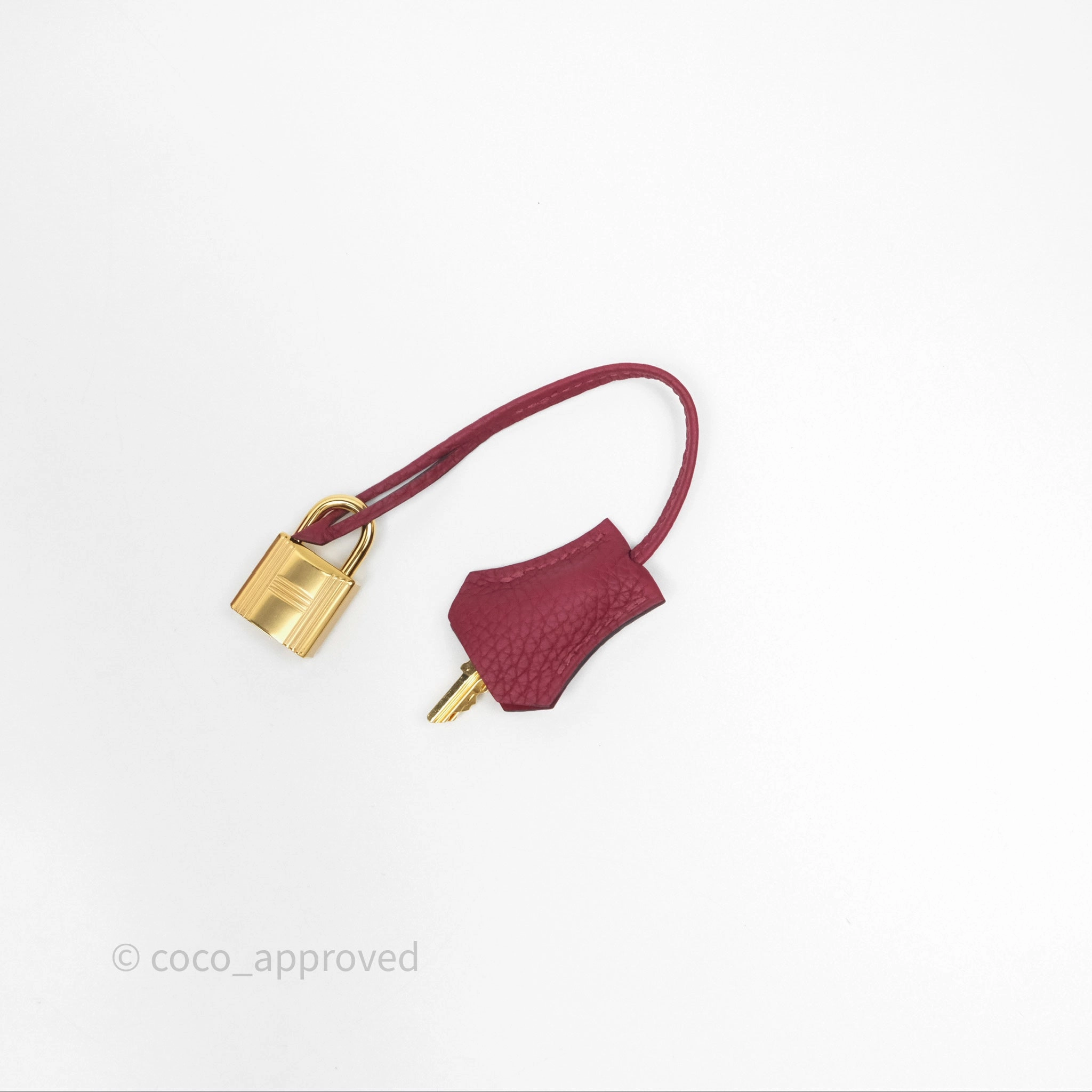 Herms Birkin 25 Retourne Rouge Grenat Togo Gold Hardware