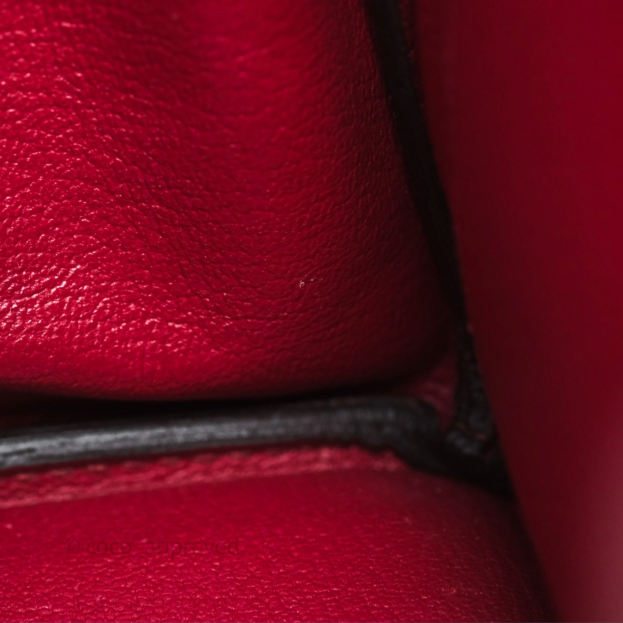Herms Birkin 25 Retourne Rouge Grenat Togo Gold Hardware