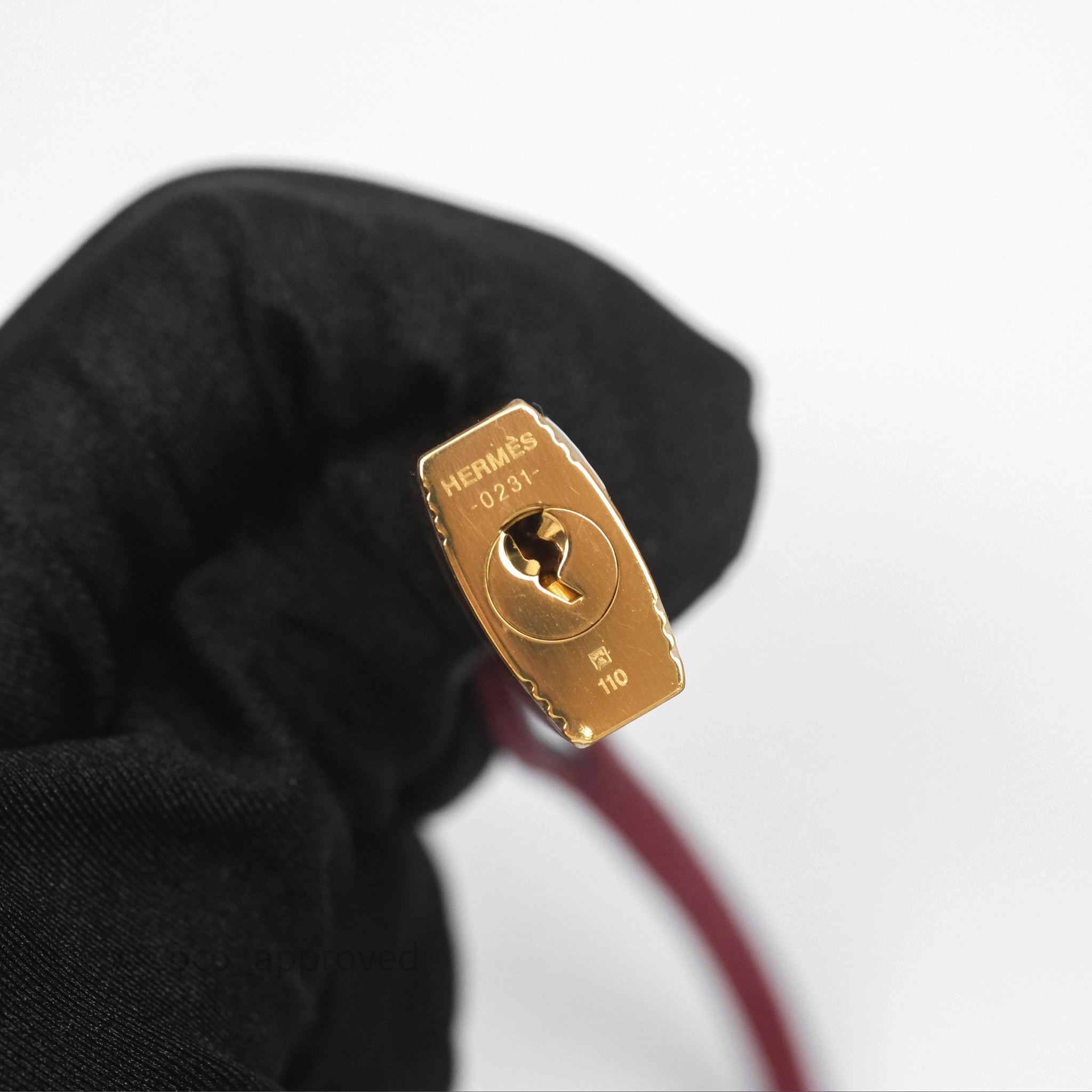 Herms Birkin 25 Retourne Rouge Grenat Togo Gold Hardware