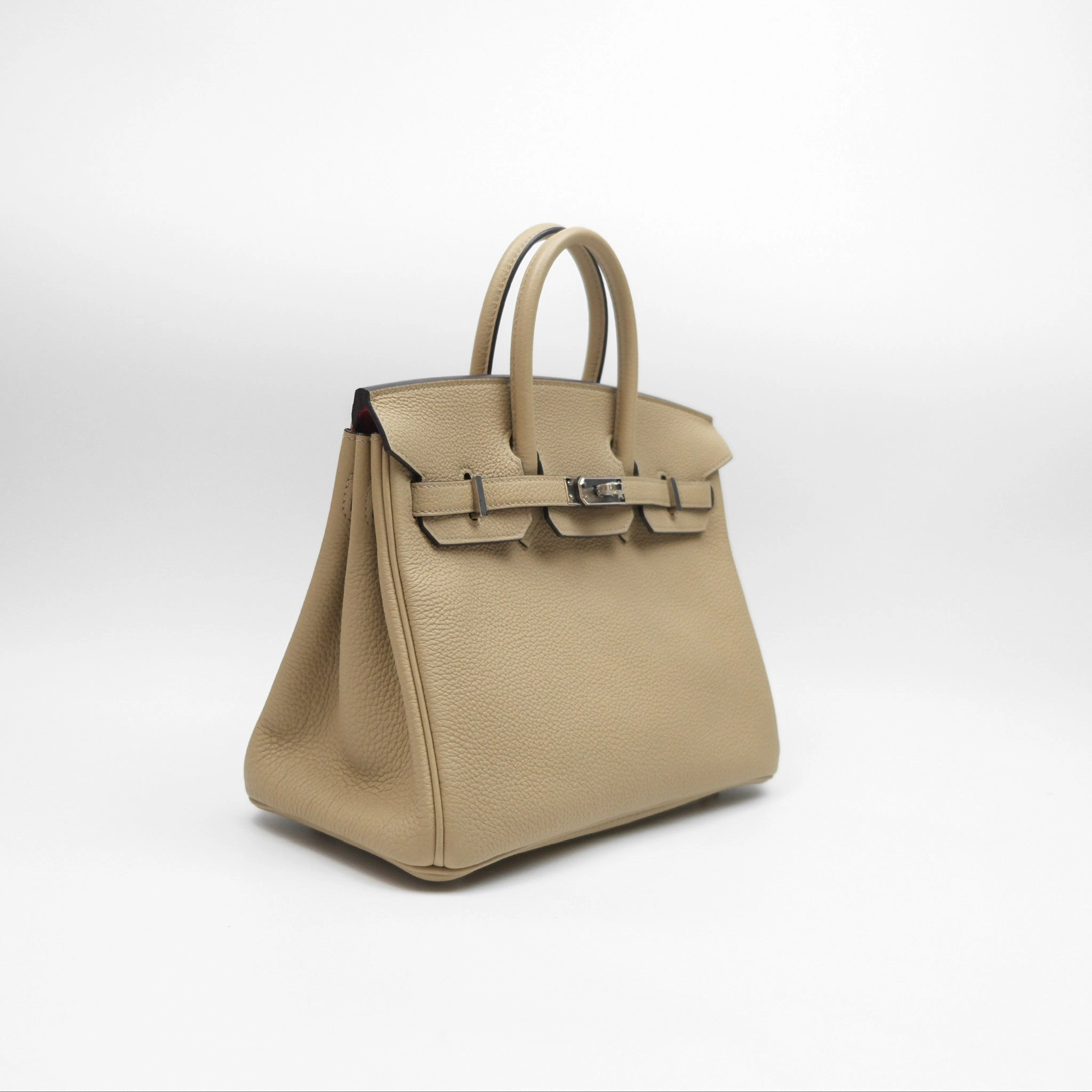 Herms Birkin 25 Retourne Trench S2/ Bougainvillier A5 Togo Palladium Hardware