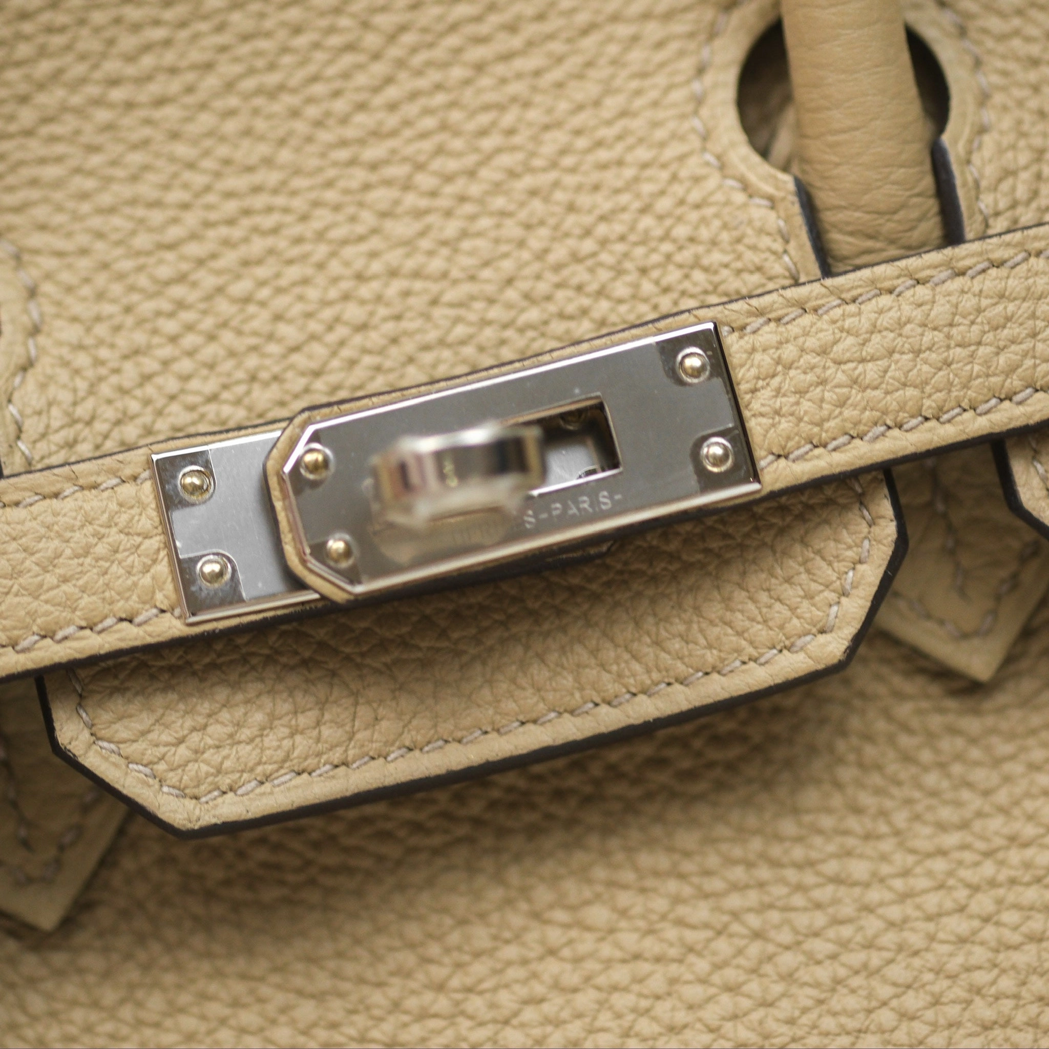 Herms Birkin 25 Retourne Trench S2/ Bougainvillier A5 Togo Palladium Hardware
