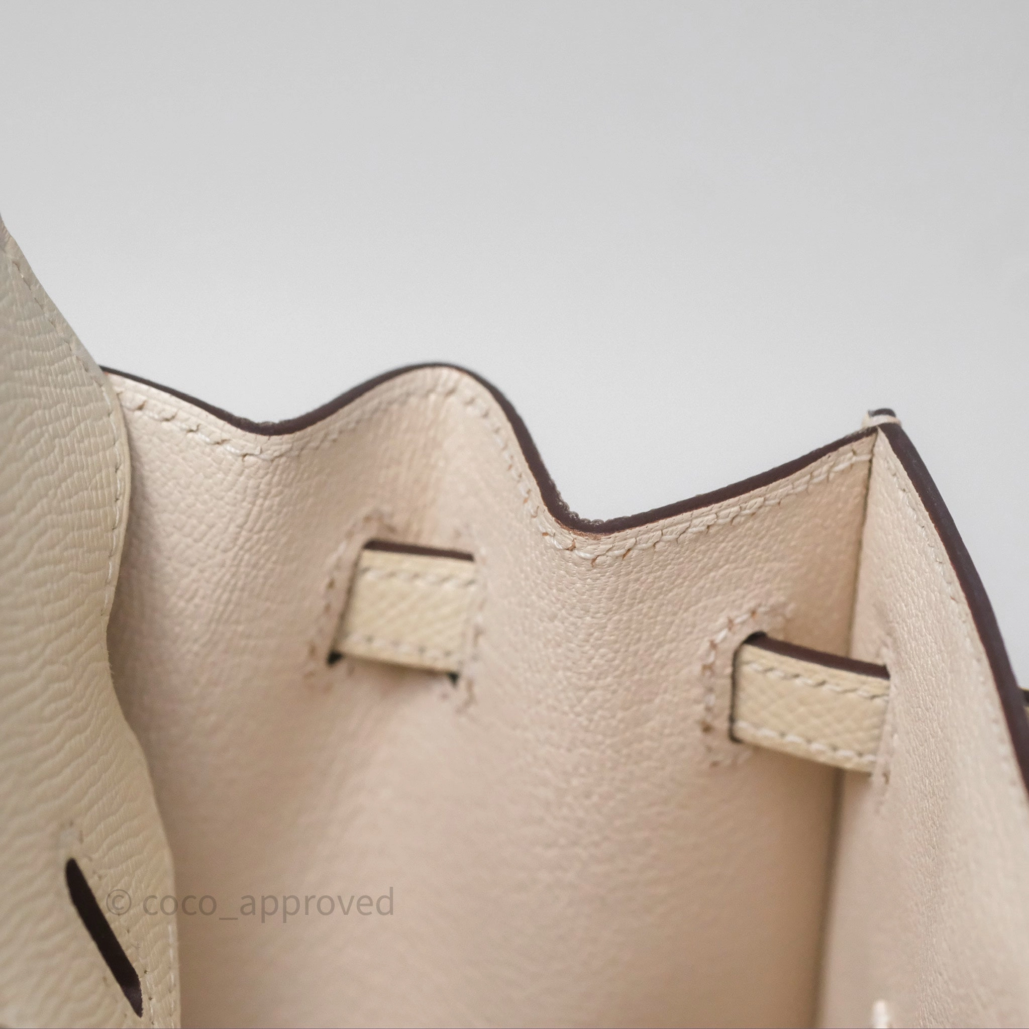 Herms Birkin 25 Sellier Nata I2 Epsom Gold Hardware