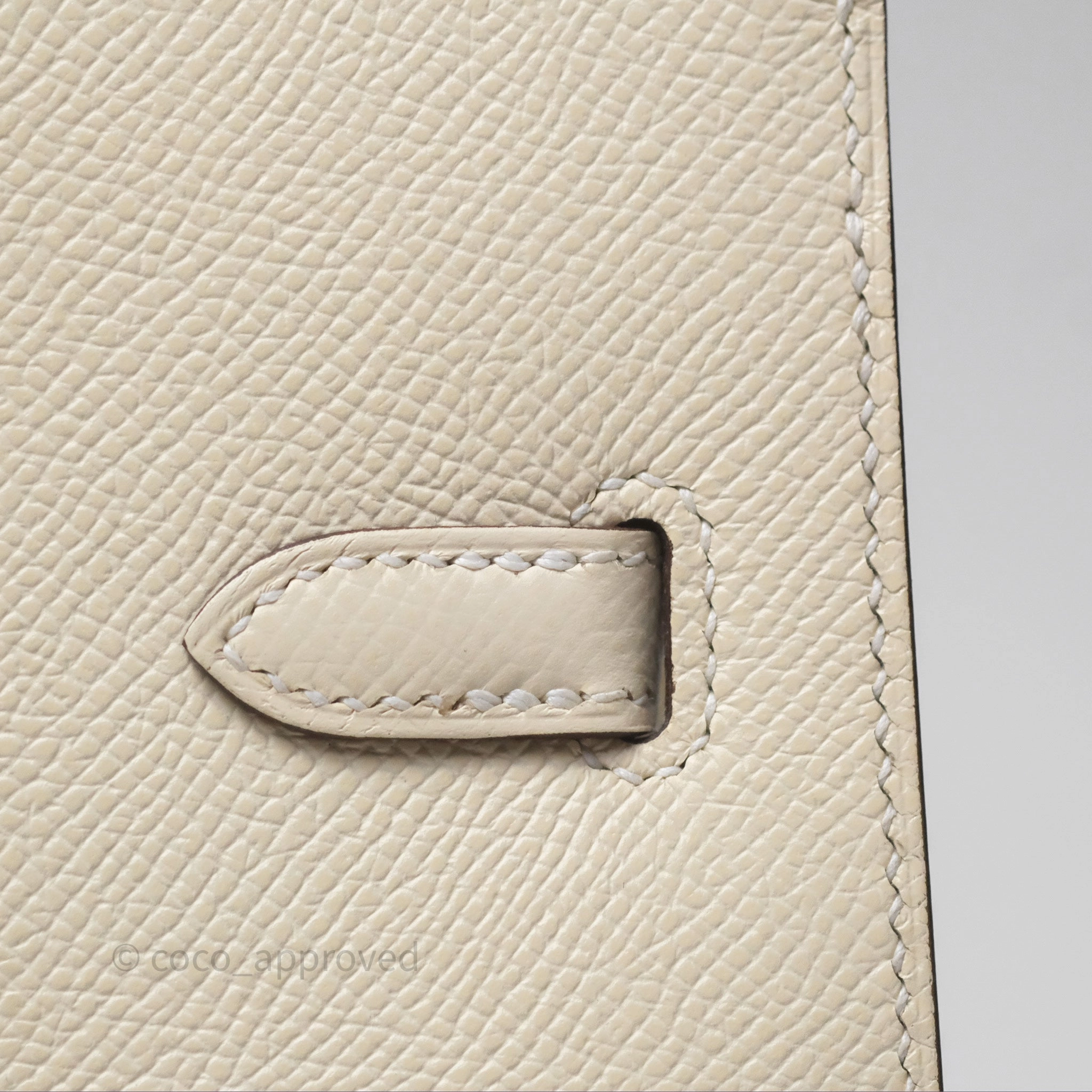 Herms Birkin 25 Sellier Nata I2 Epsom Gold Hardware