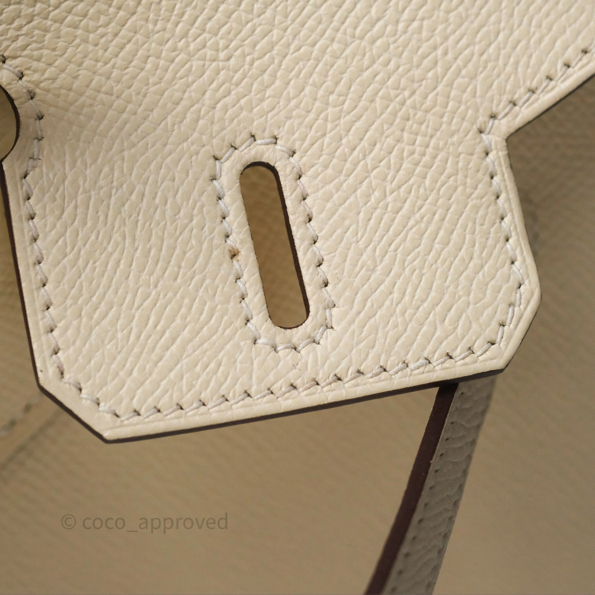 Herms Birkin 25 Sellier Nata I2 Epsom Gold Hardware