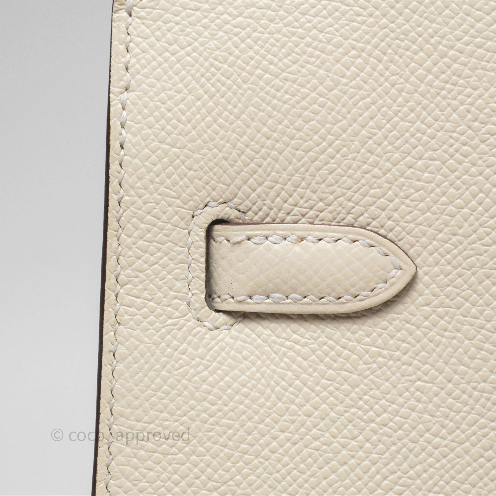 Herms Birkin 25 Sellier Nata I2 Epsom Gold Hardware
