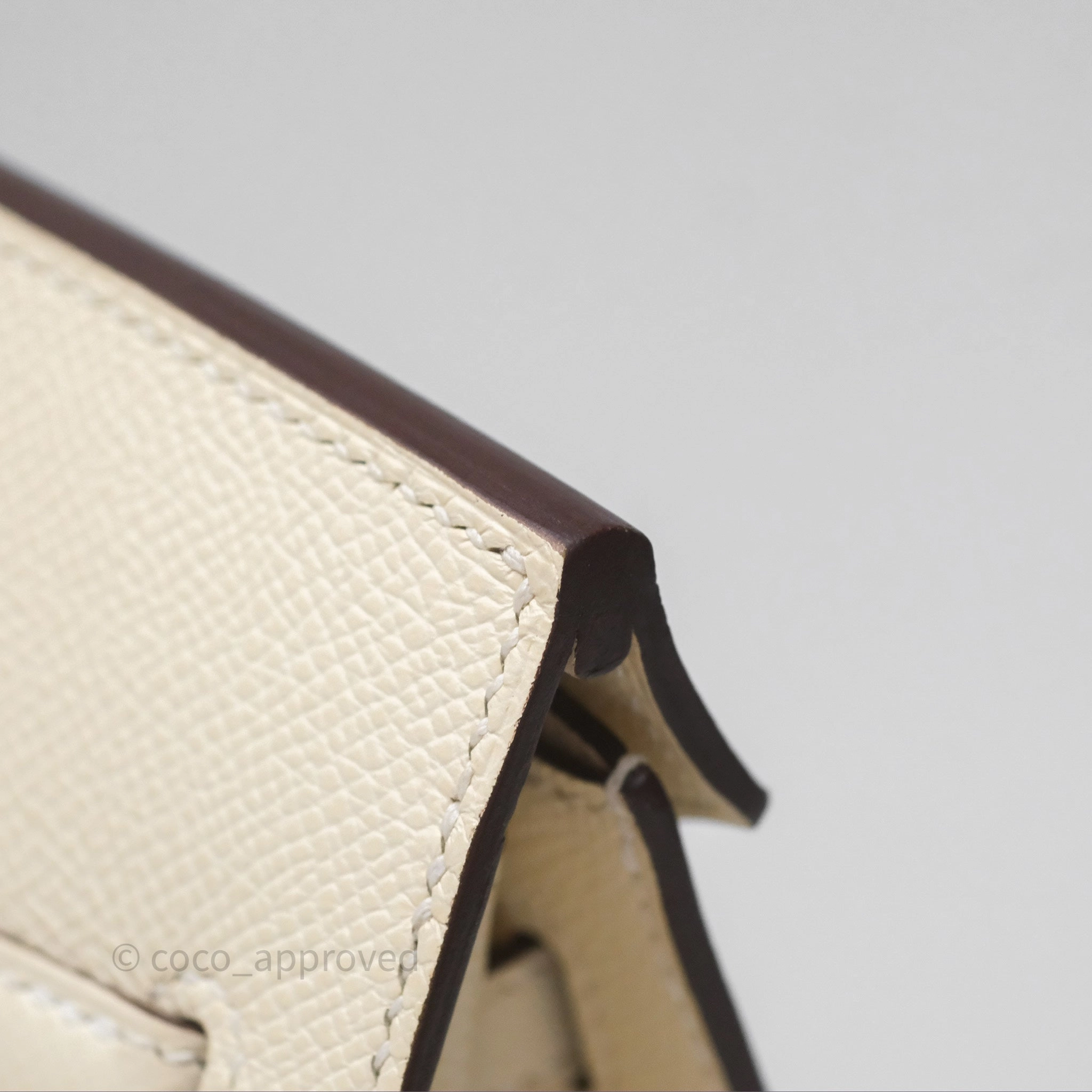Herms Birkin 25 Sellier Nata I2 Epsom Gold Hardware