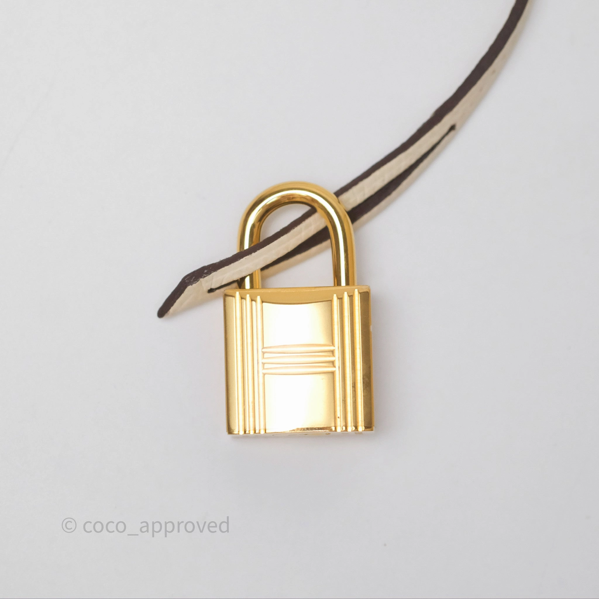Herms Birkin 25 Sellier Nata I2 Epsom Gold Hardware