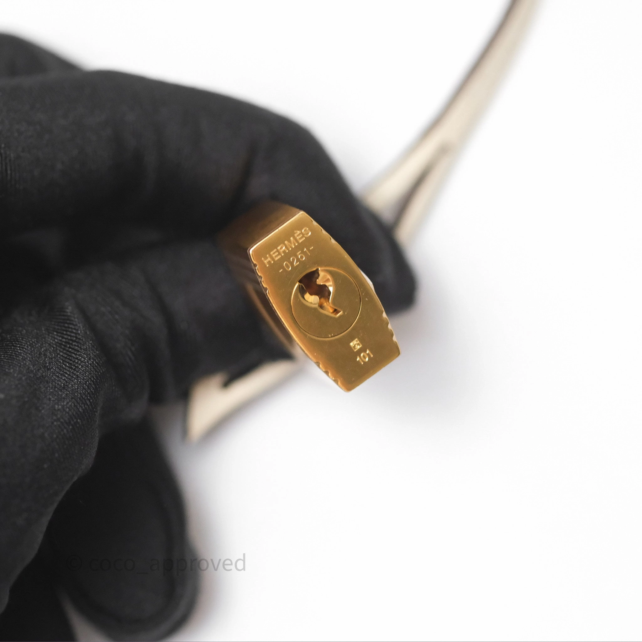 Herms Birkin 25 Sellier Nata I2 Epsom Gold Hardware