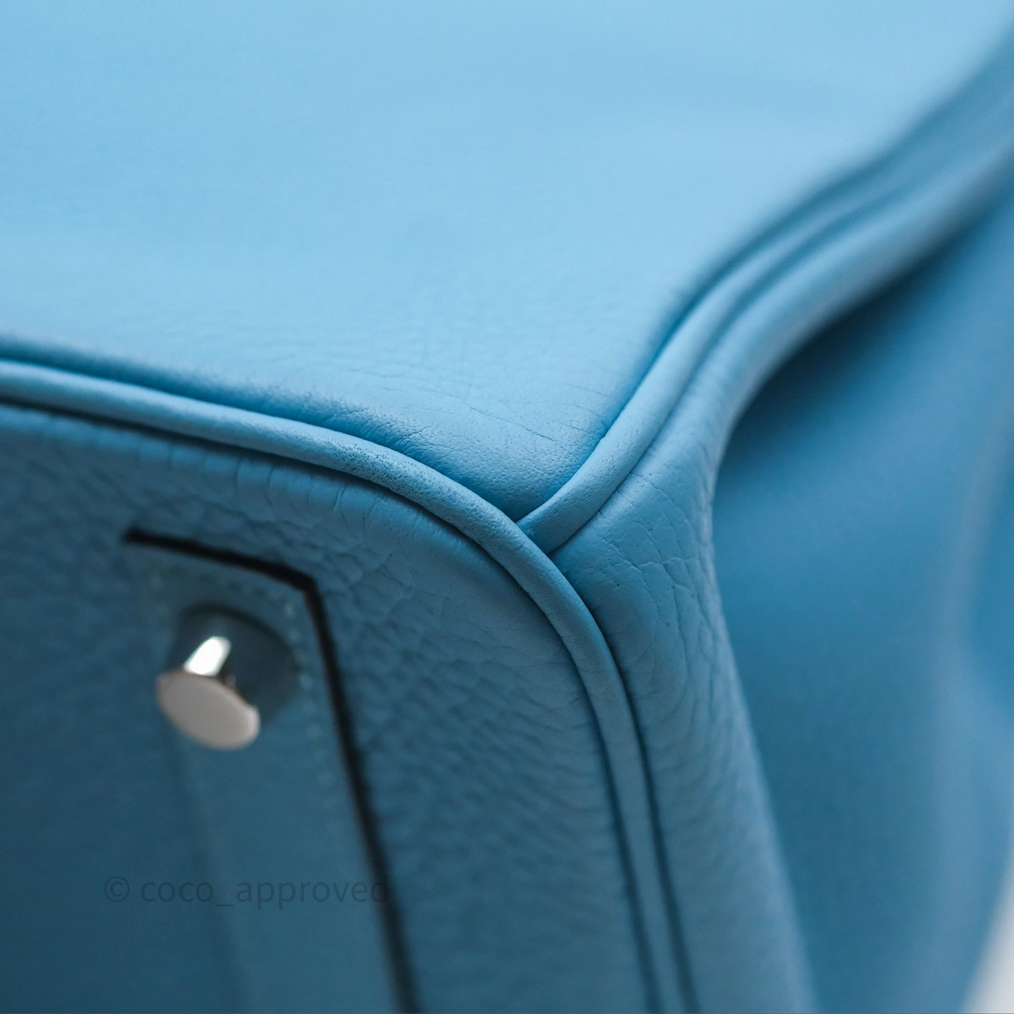 Herms Birkin 30 Bleu De Nord Togo Palladium Hardware