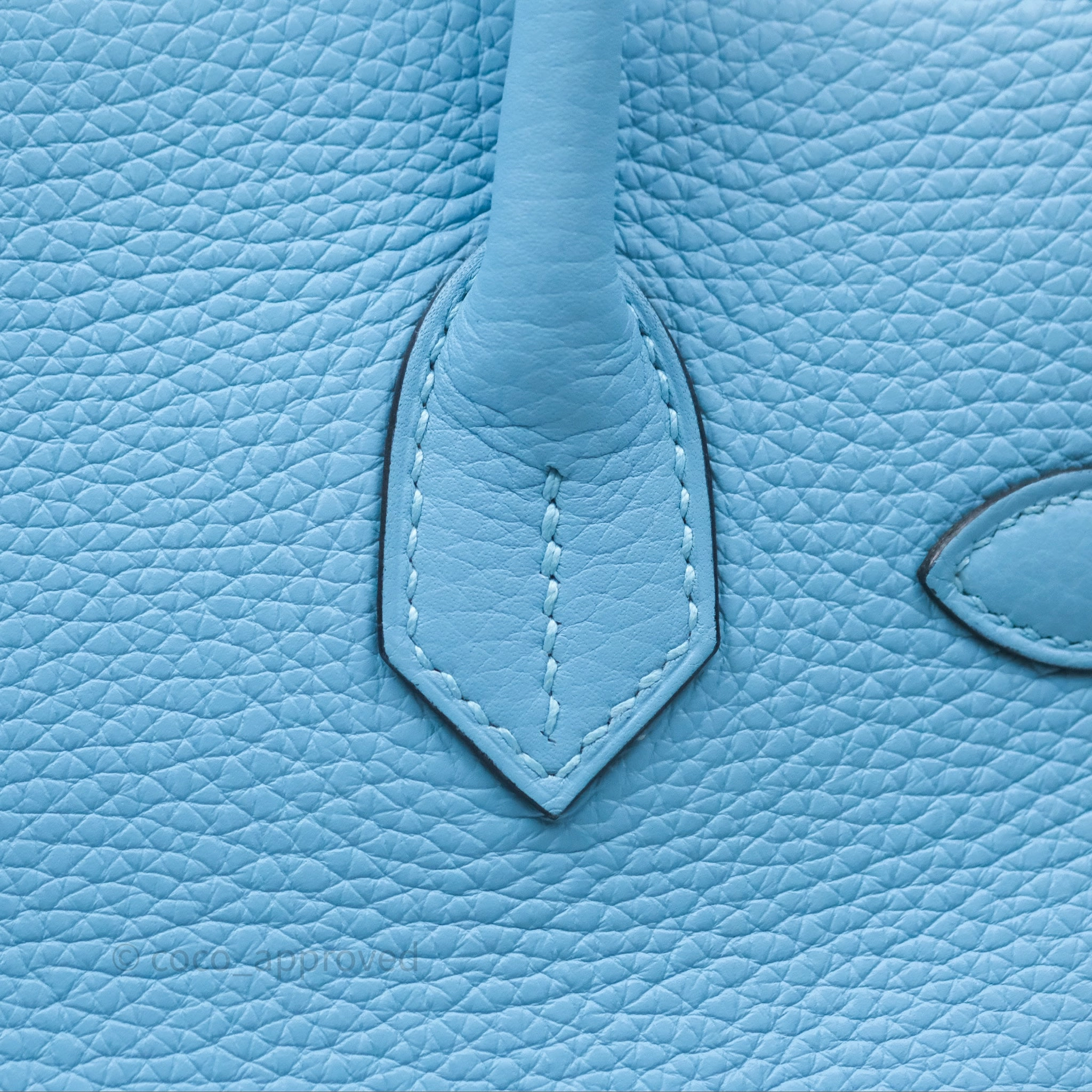 Herms Birkin 30 Bleu De Nord Togo Palladium Hardware