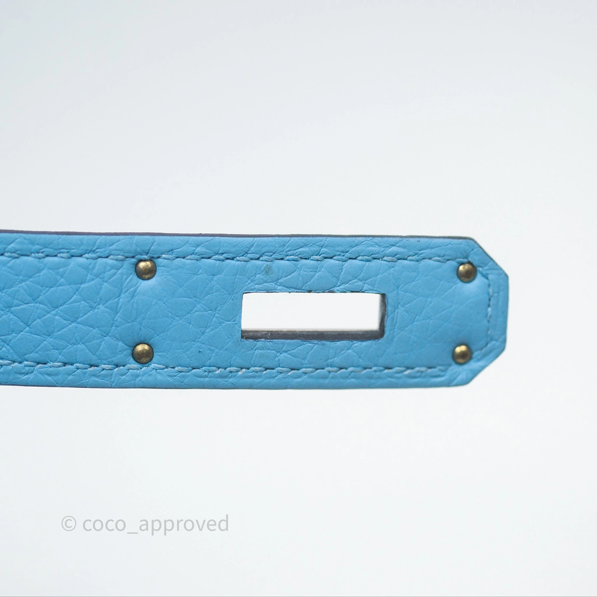 Herms Birkin 30 Bleu De Nord Togo Palladium Hardware