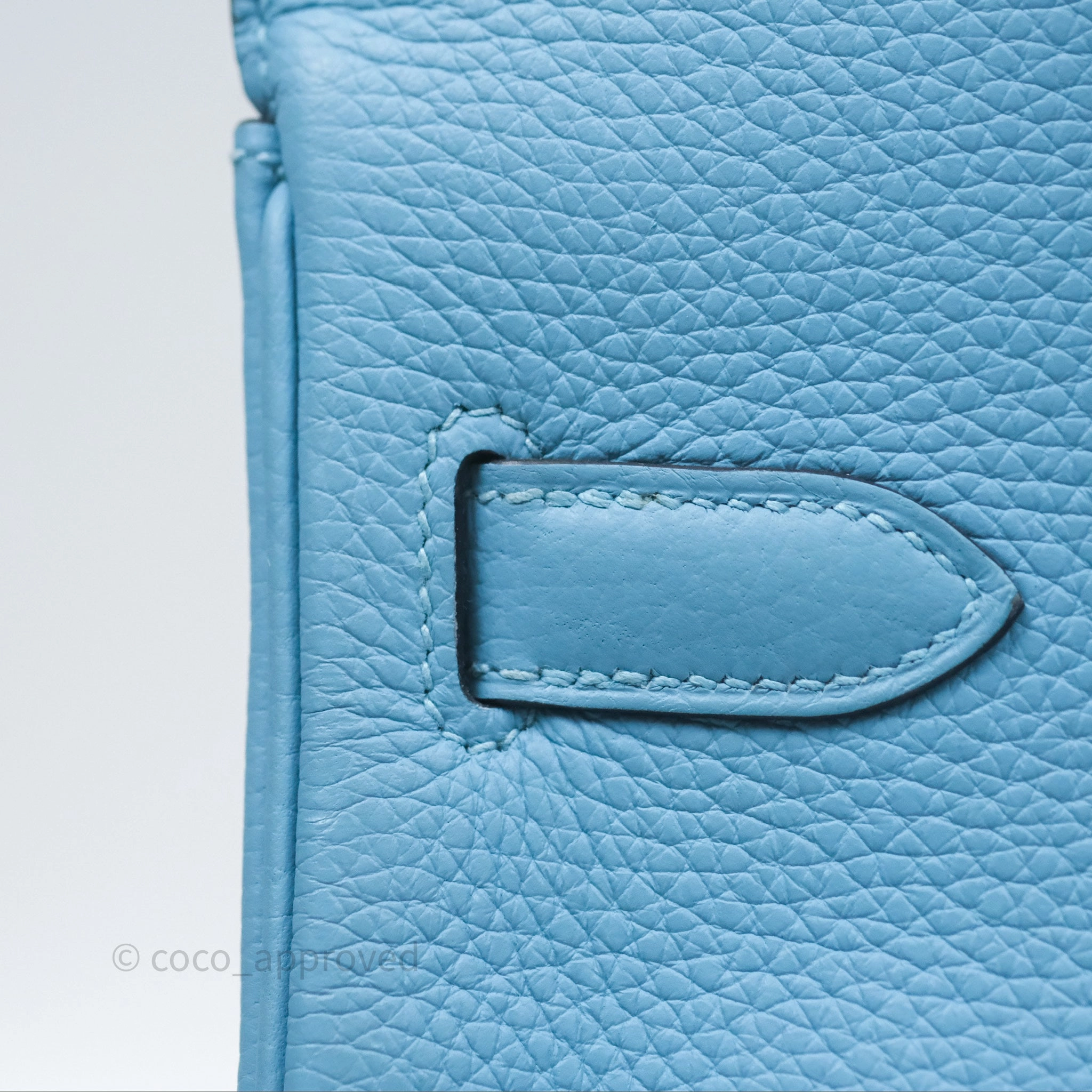 Herms Birkin 30 Bleu De Nord Togo Palladium Hardware