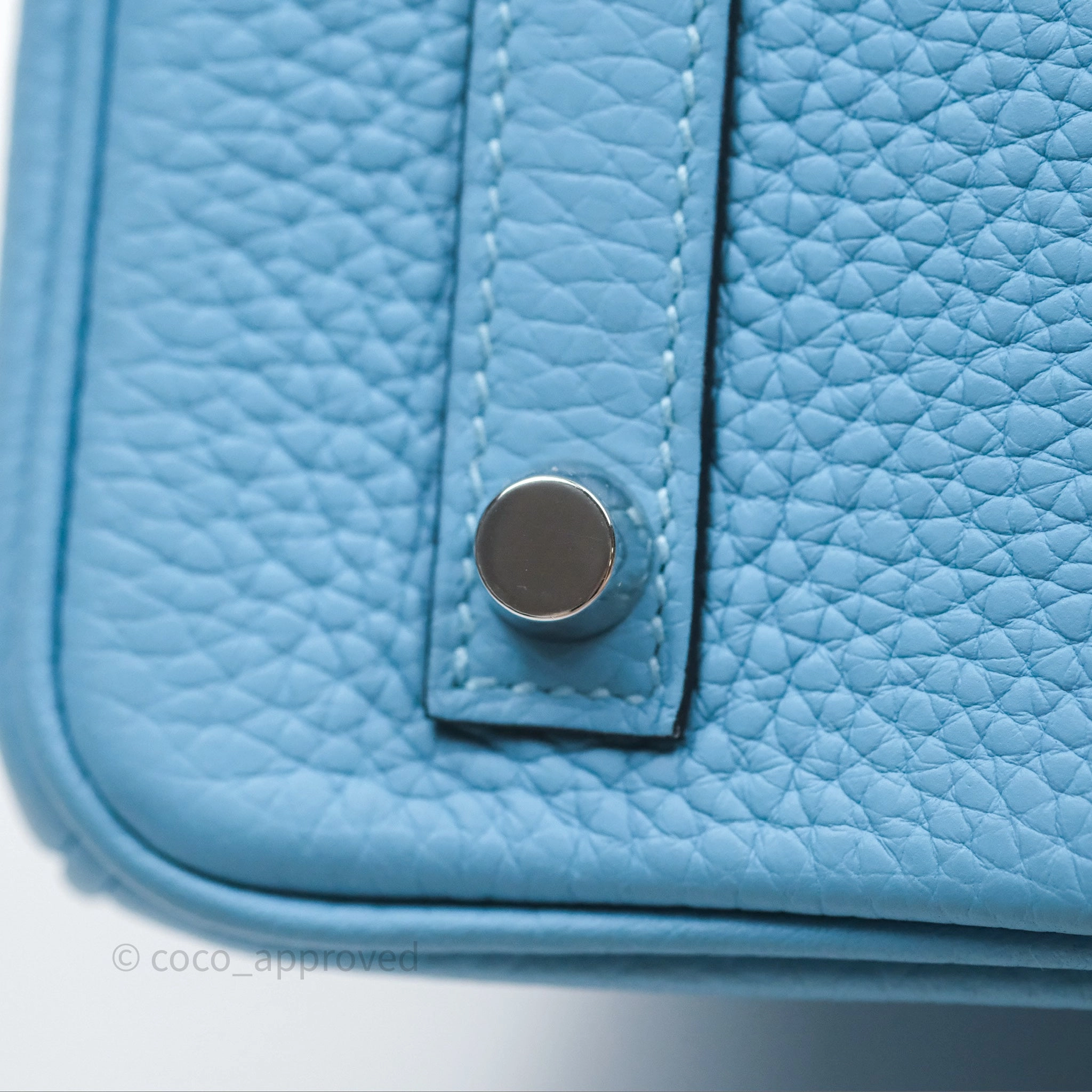 Herms Birkin 30 Bleu De Nord Togo Palladium Hardware