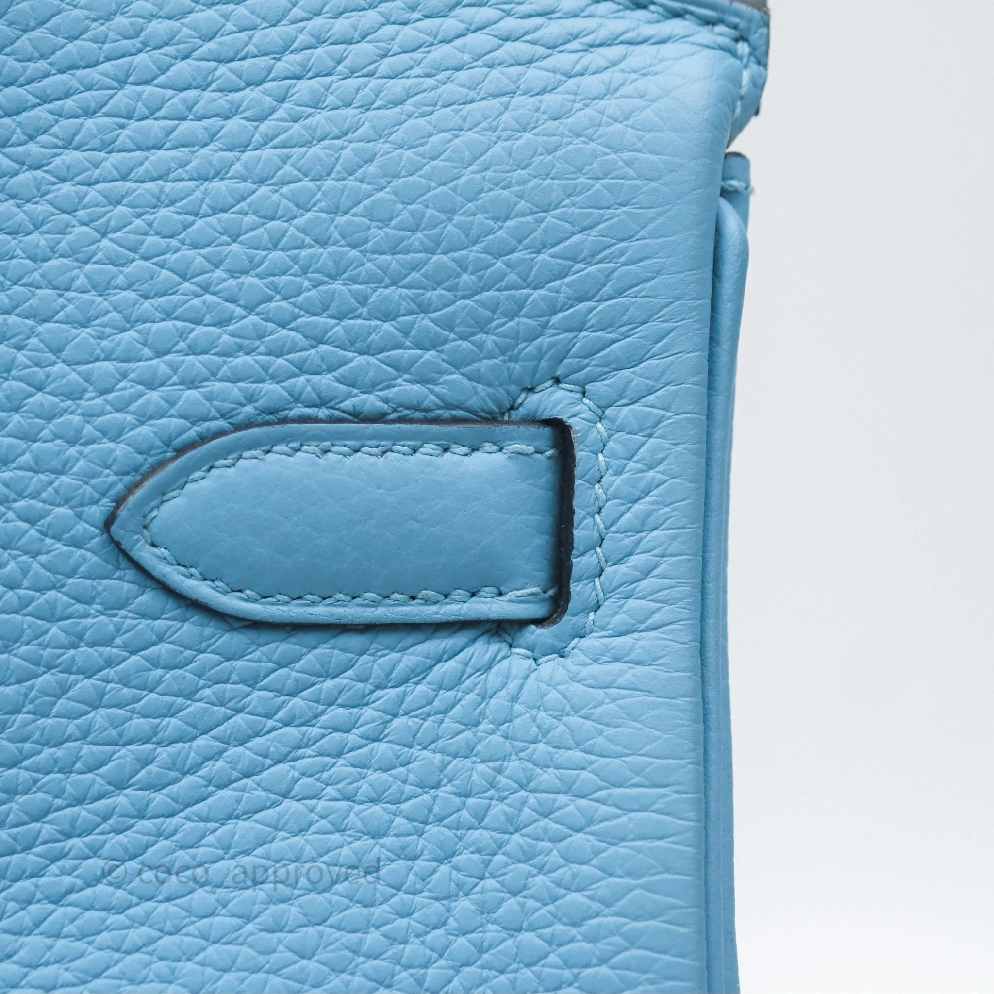 Herms Birkin 30 Bleu De Nord Togo Palladium Hardware