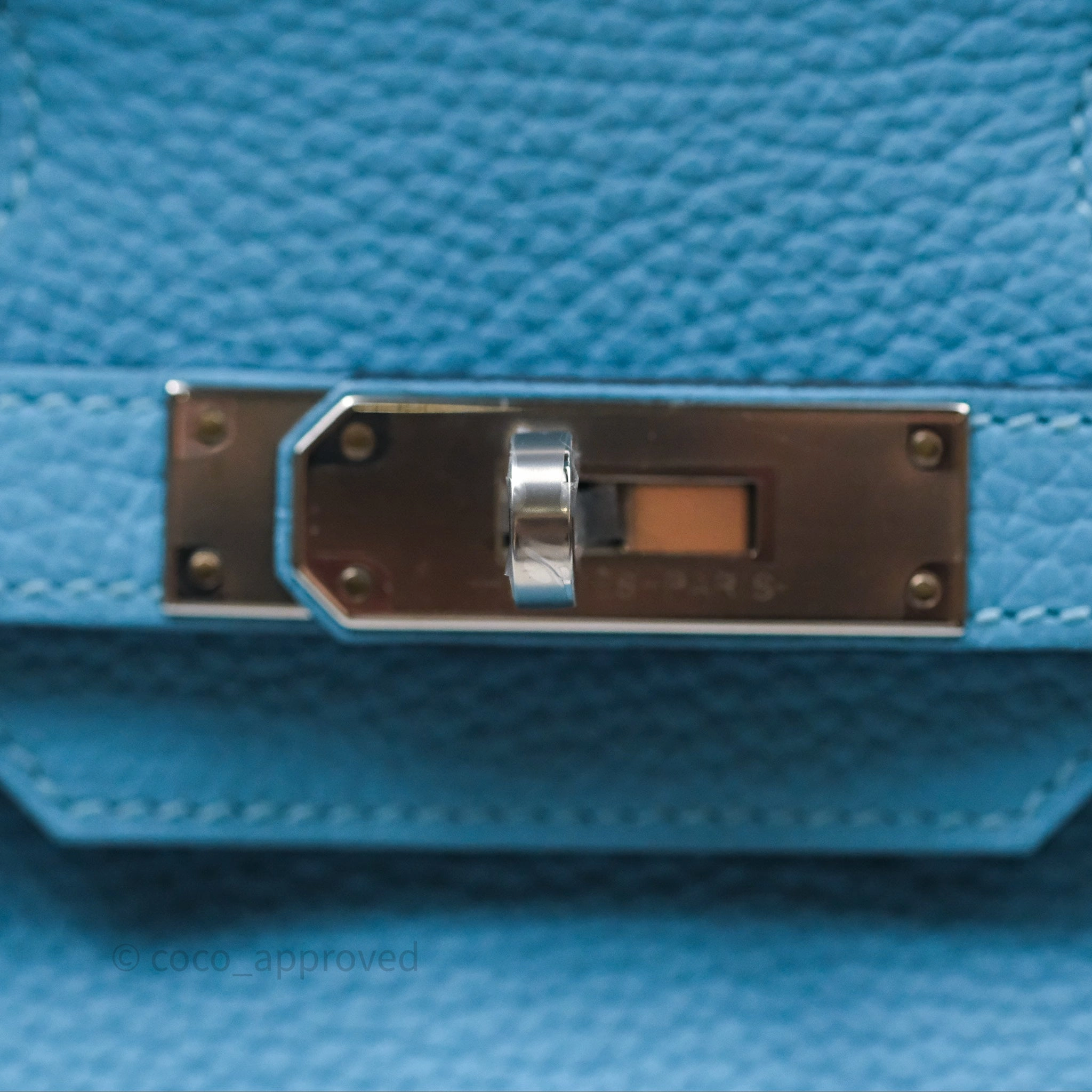 Herms Birkin 30 Bleu De Nord Togo Palladium Hardware