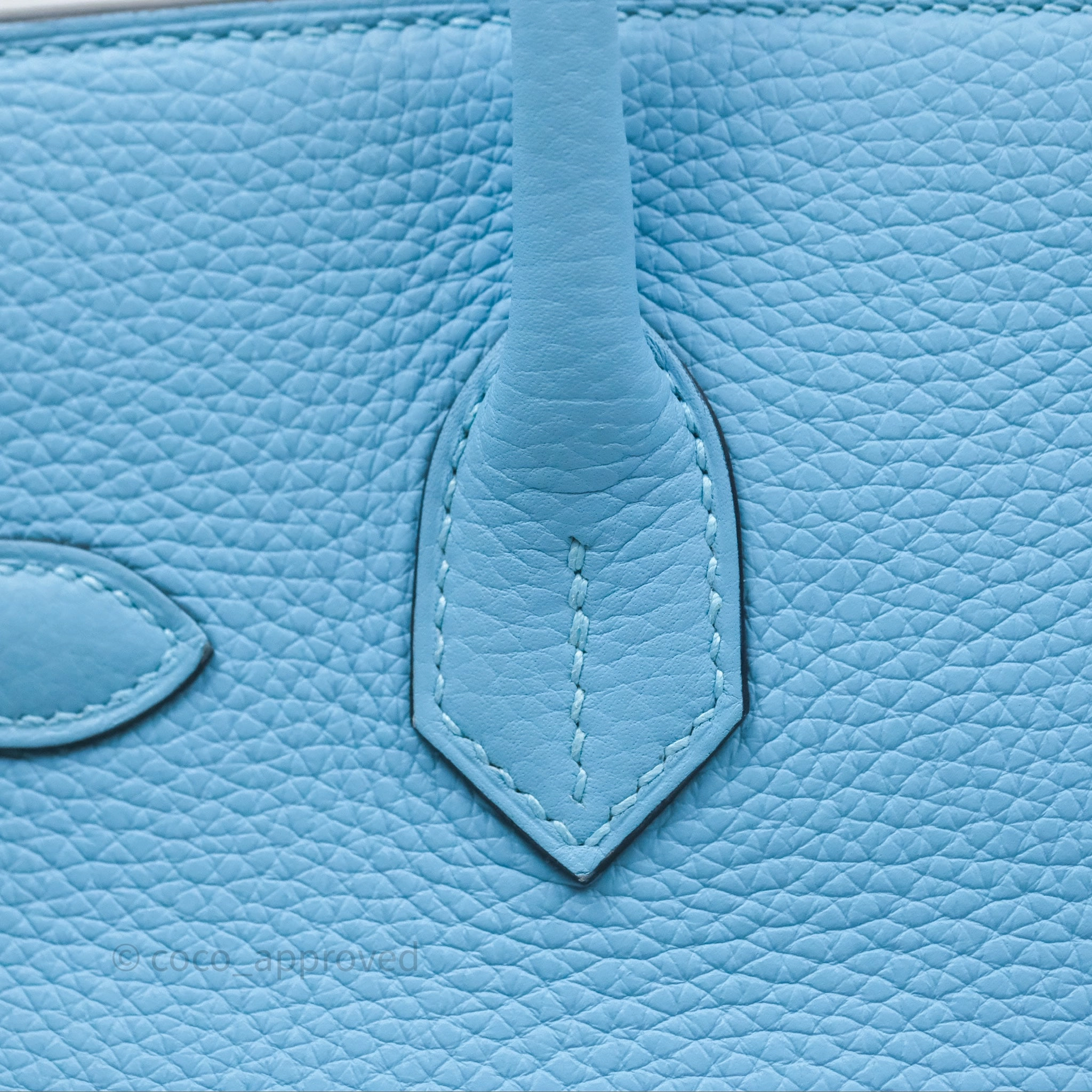 Herms Birkin 30 Bleu De Nord Togo Palladium Hardware