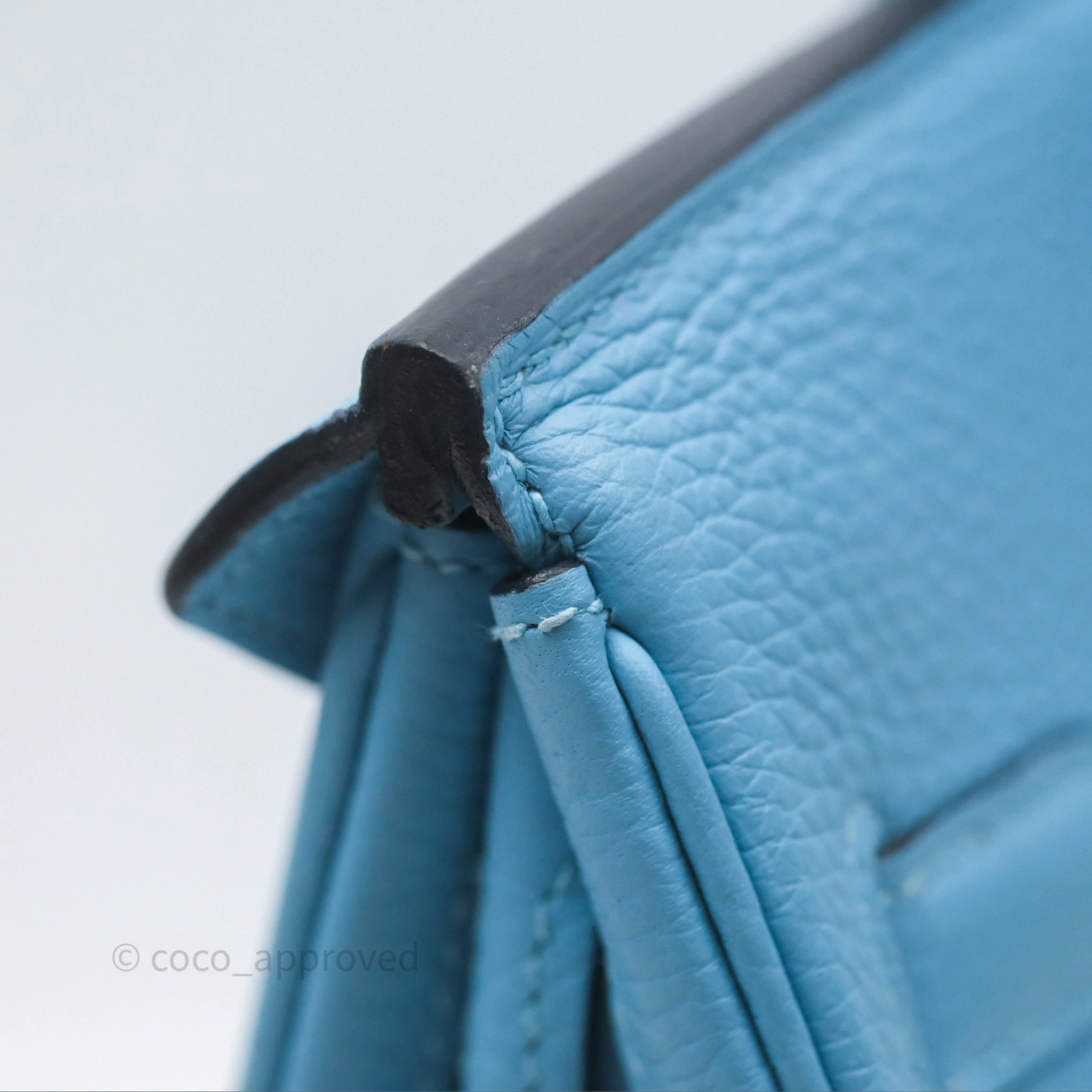 Herms Birkin 30 Bleu De Nord Togo Palladium Hardware