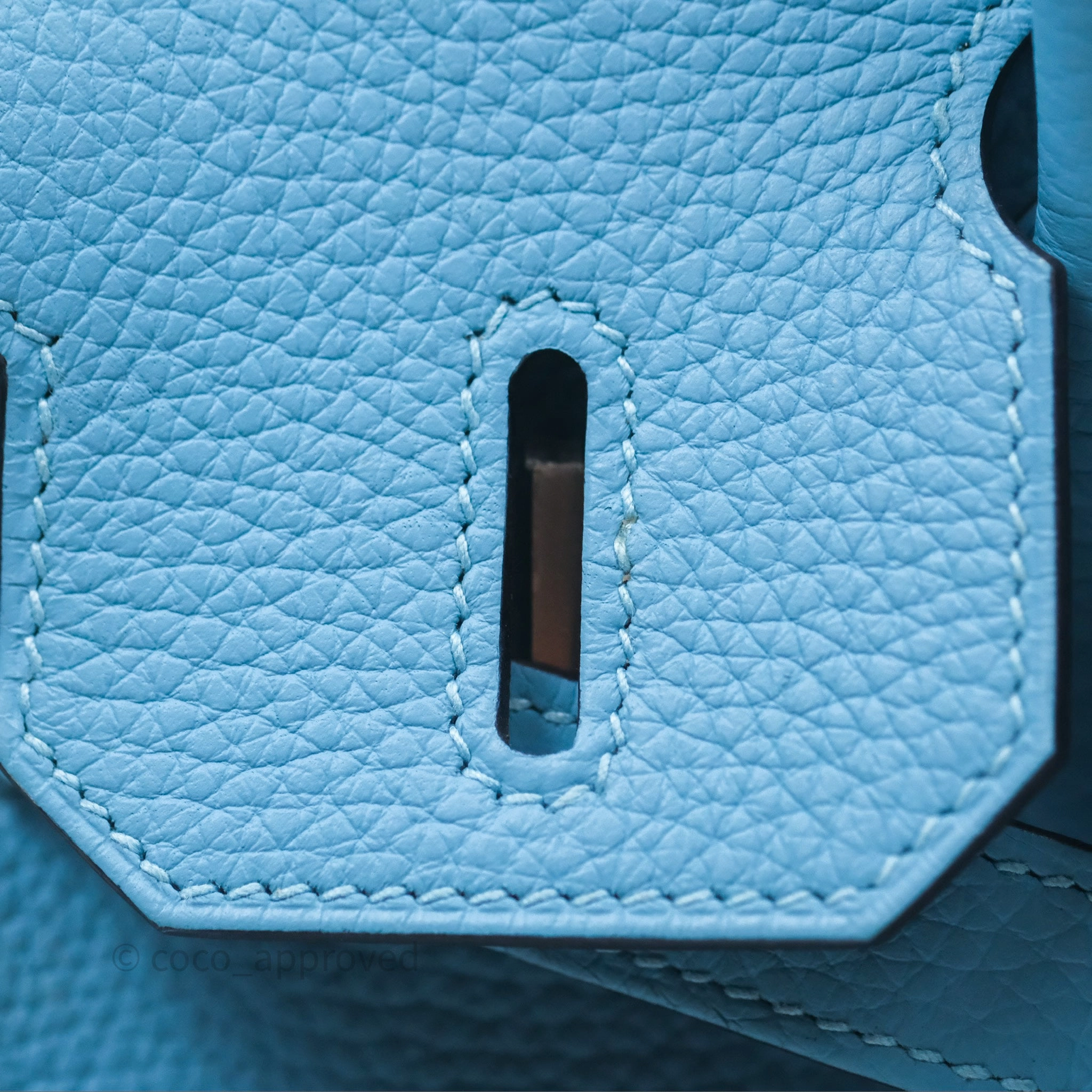 Herms Birkin 30 Bleu De Nord Togo Palladium Hardware