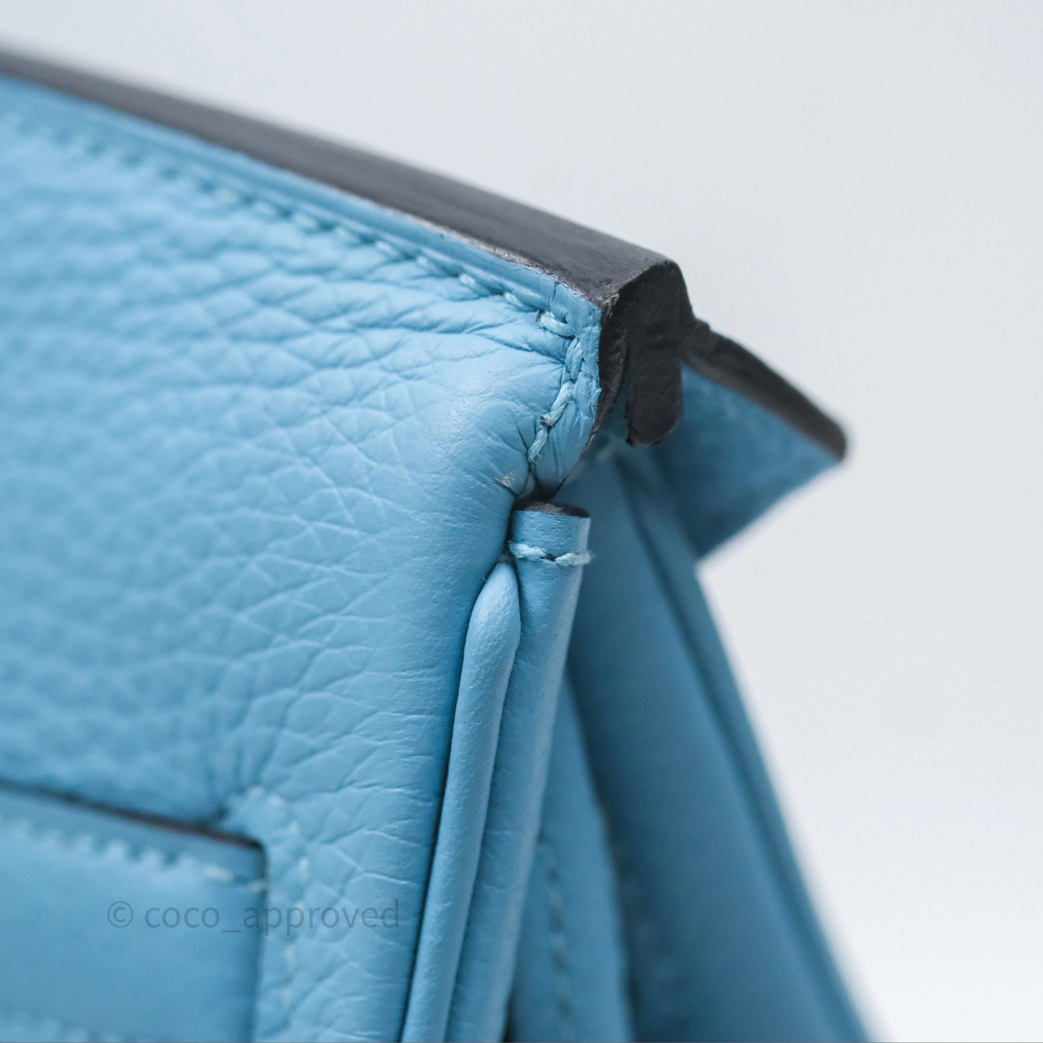 Herms Birkin 30 Bleu De Nord Togo Palladium Hardware