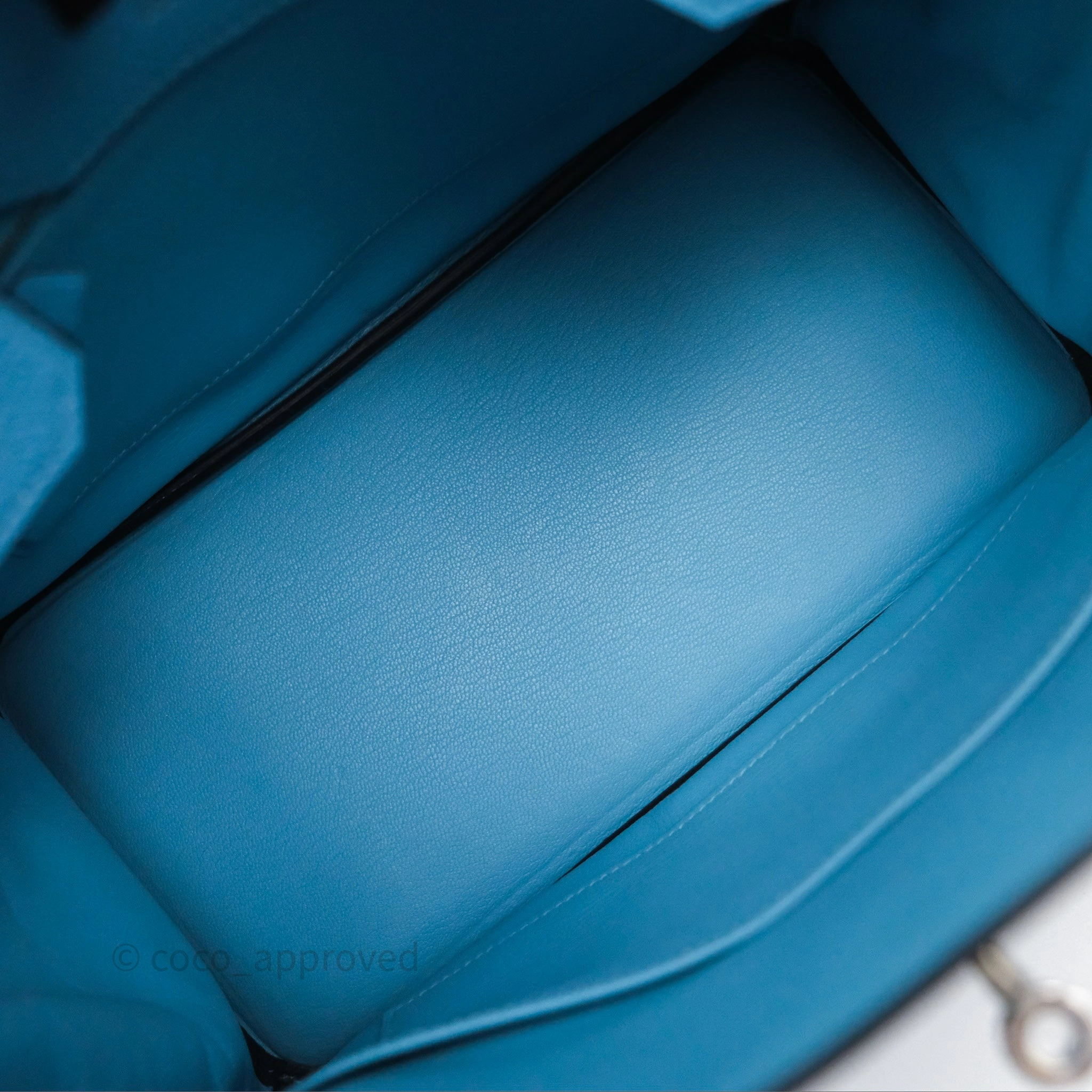 Herms Birkin 30 Bleu De Nord Togo Palladium Hardware