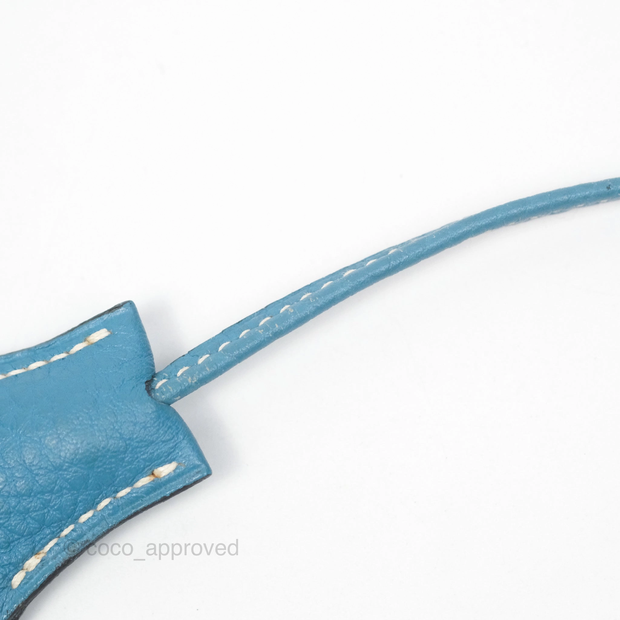 Herms Birkin 30 Blue Jean Togo Palladium Hardware