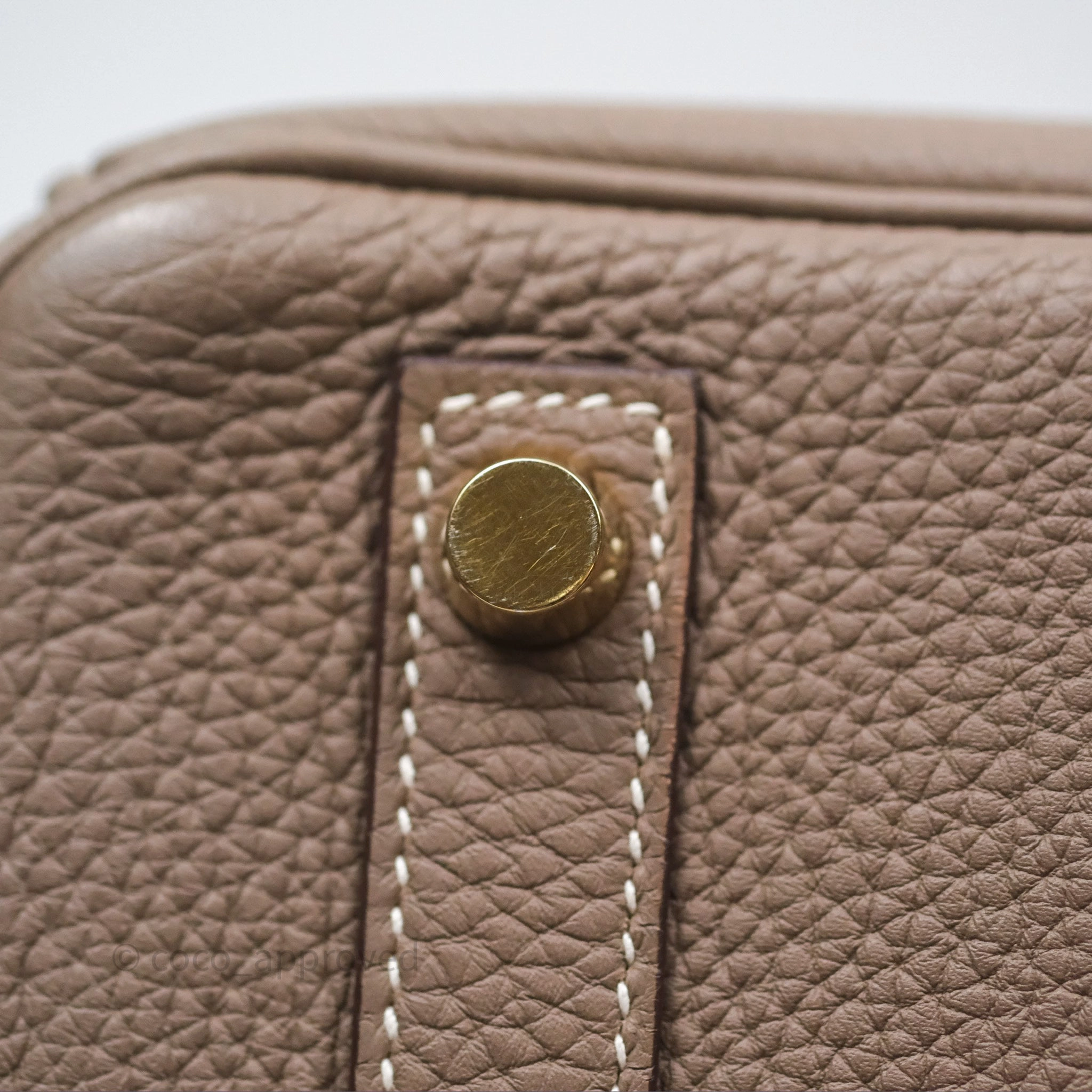 Herms Birkin 30 Etoupe 18 Togo Gold Hardware