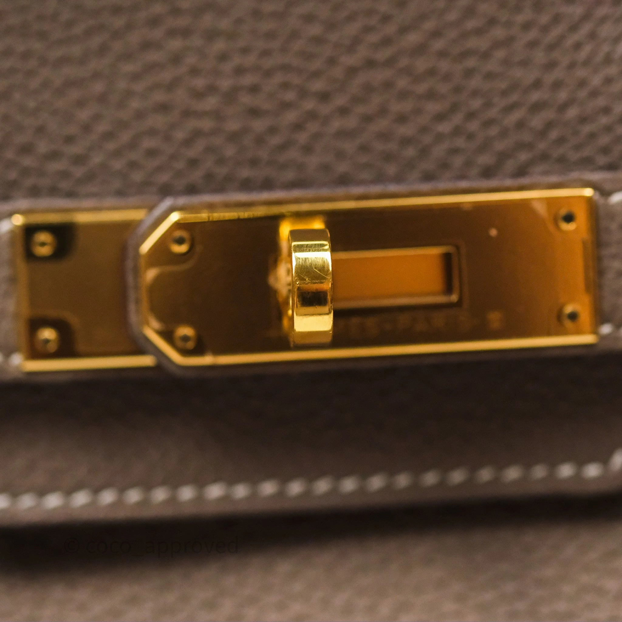Herms Birkin 30 Etoupe 18 Togo Gold Hardware