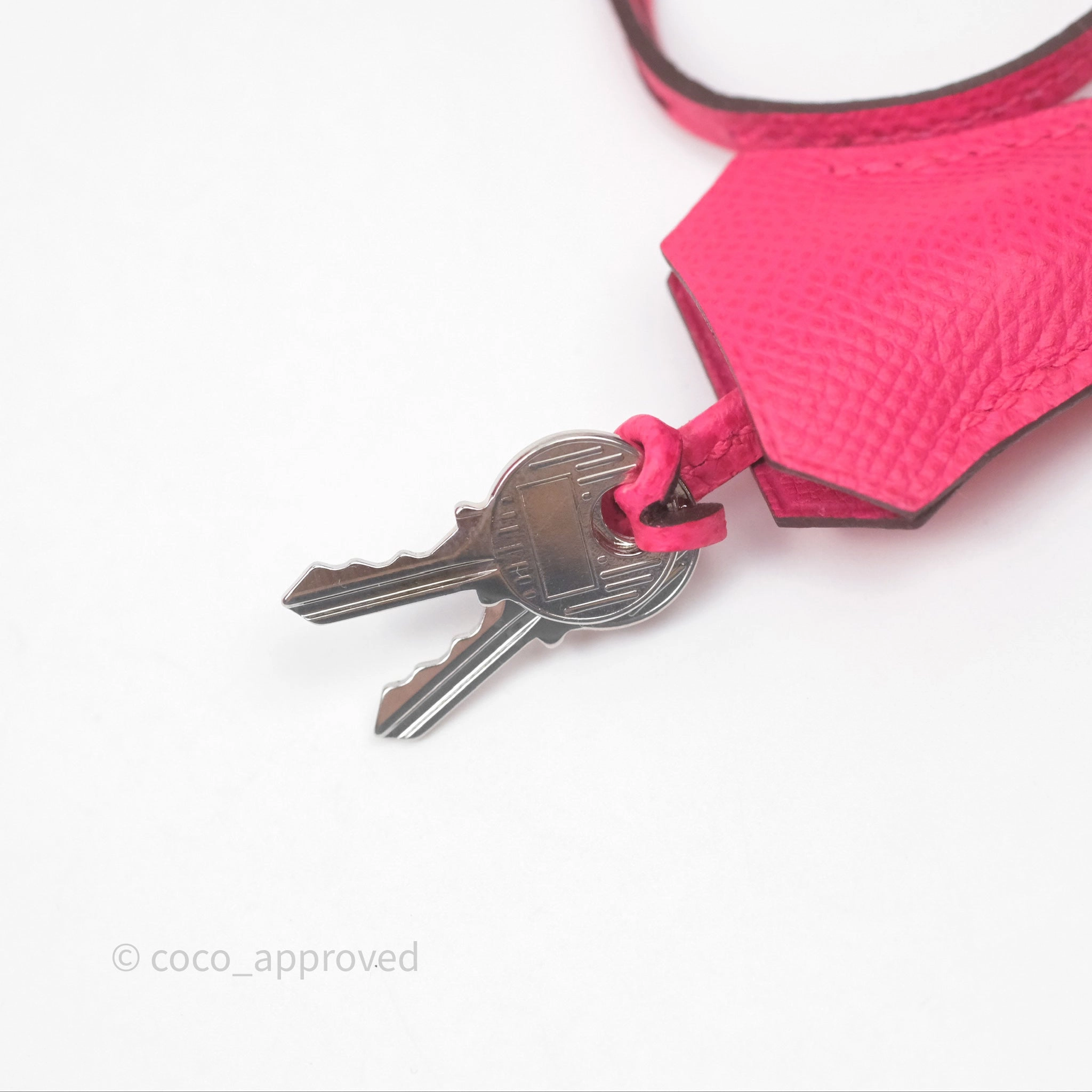 Herms Birkin 30 Framboise 90 Epsom Palladium Hardware