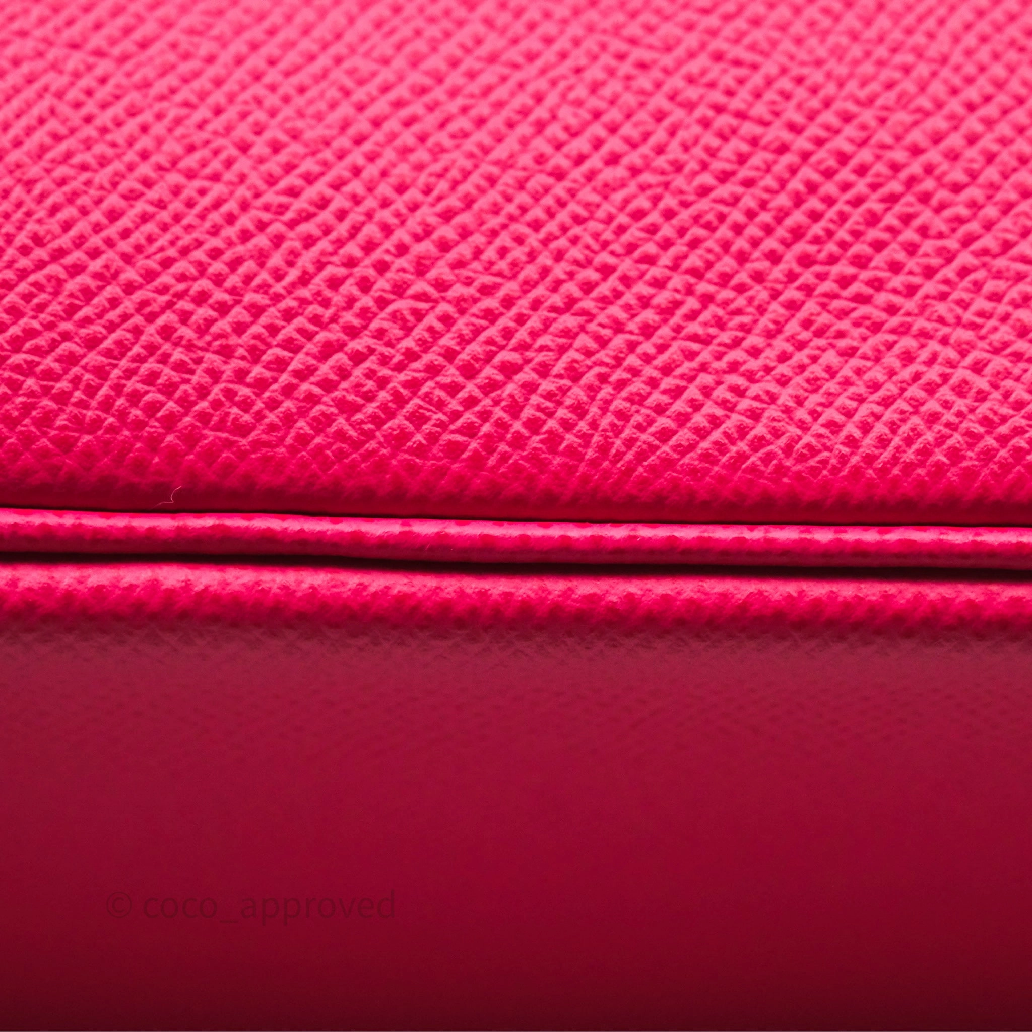 Herms Birkin 30 Framboise 90 Epsom Palladium Hardware
