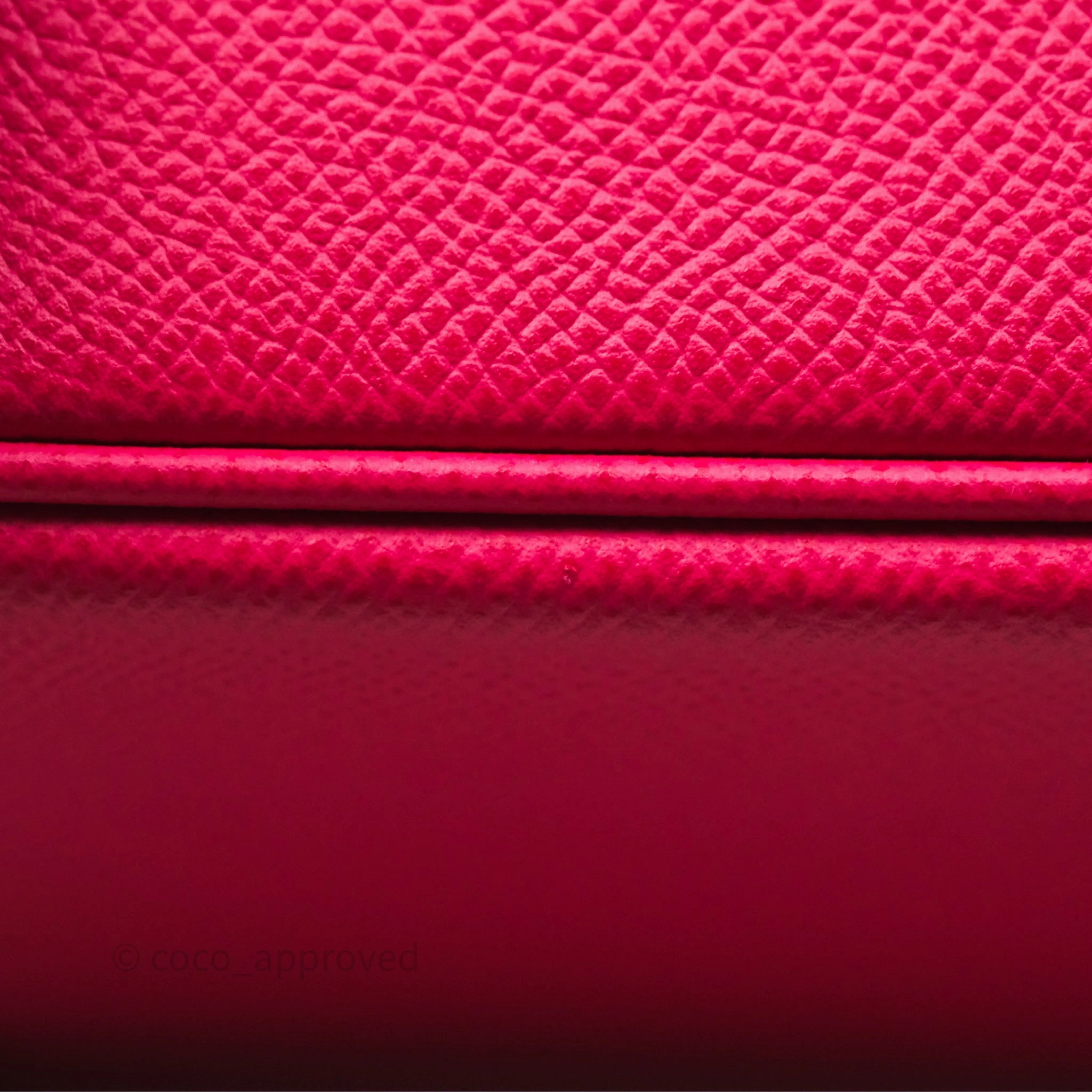 Herms Birkin 30 Framboise 90 Epsom Palladium Hardware